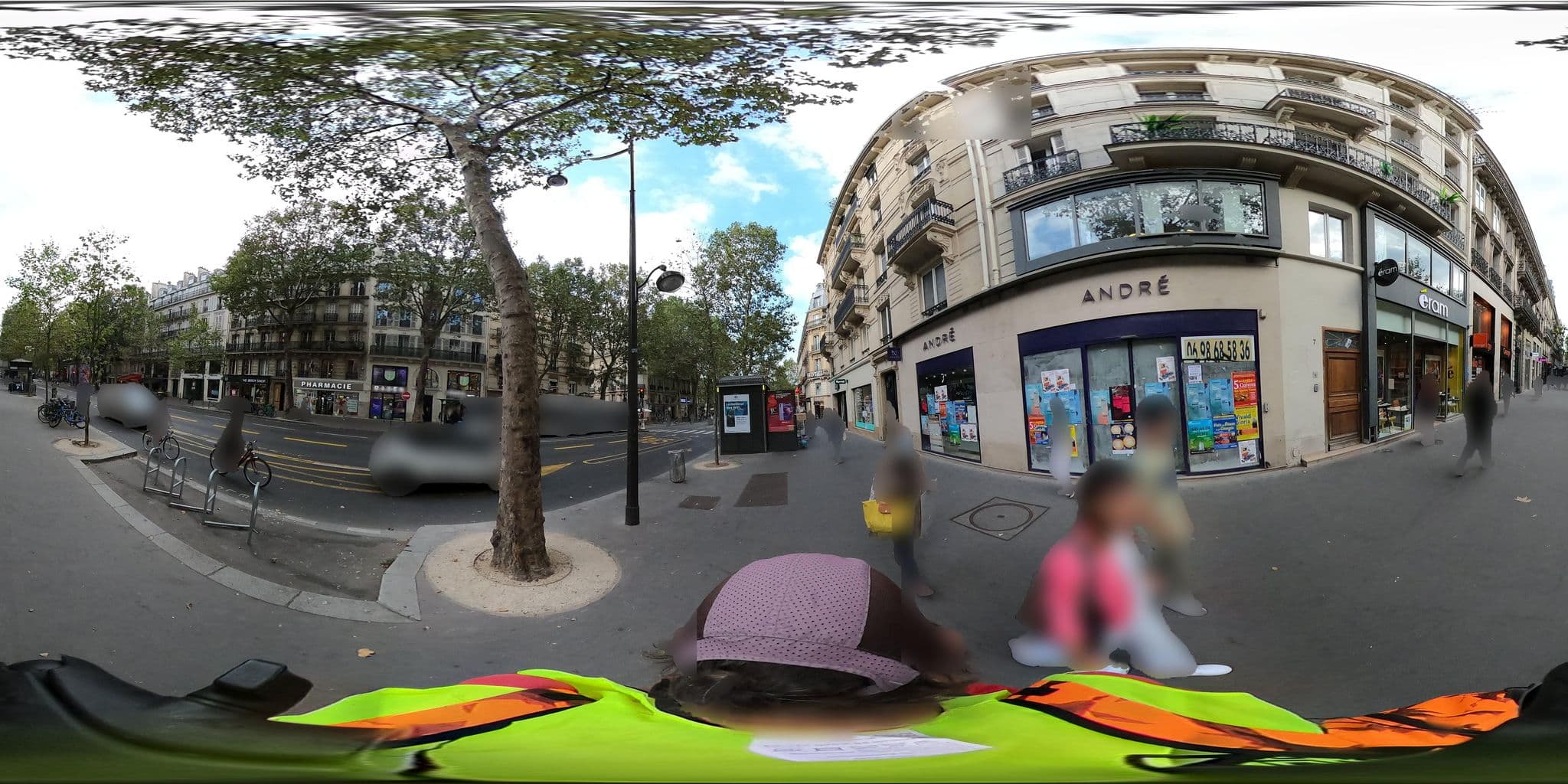 Street view near Hotel St. Michel, Paris — © cartocite (CC BY-SA · Mapillary)