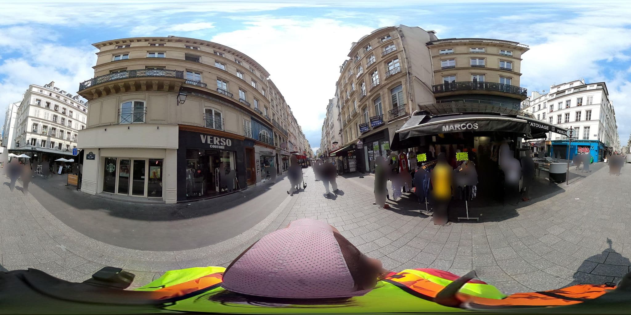 Street view near Hôtel Snob, Paris 04 Hôtel-de-Ville — © cartocite (CC BY-SA · Mapillary)