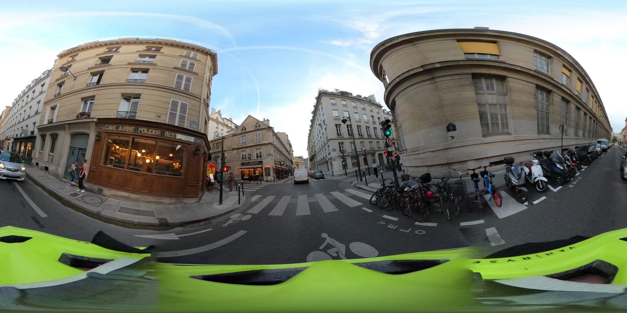 Street view near Hôtel Stella, Paris 06 Luxembourg — © Stefdegreef (CC BY-SA · Mapillary)