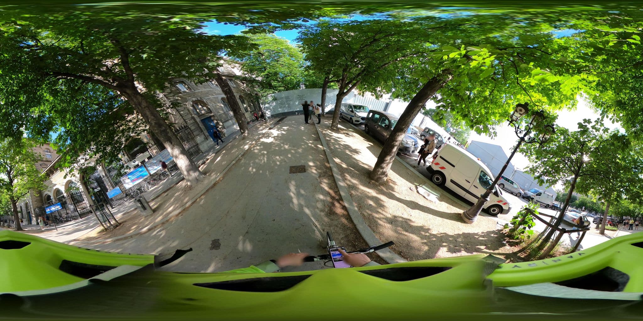 Street view near Hôtel Hospitel, Paris — © Stefdegreef (CC BY-SA · Mapillary)