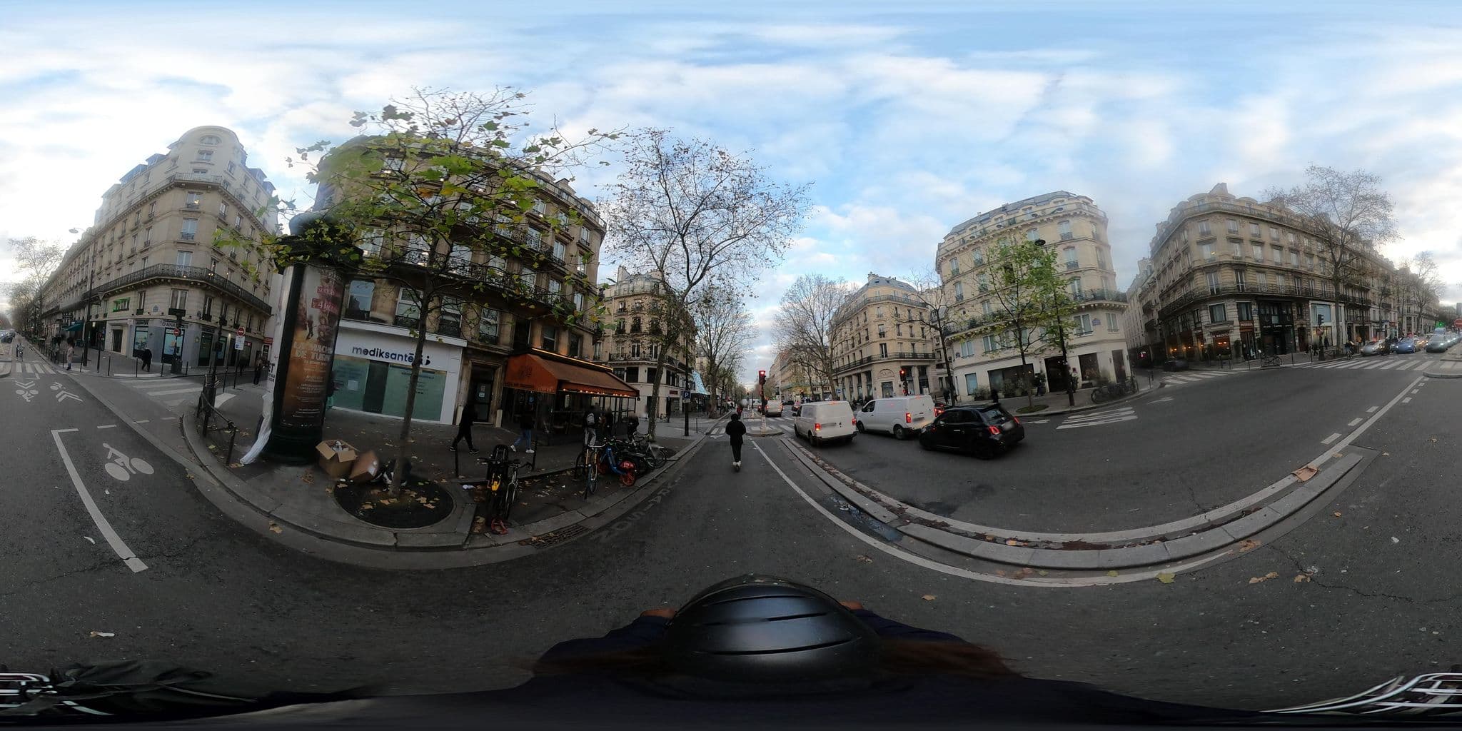 Street view near Hôtel Marais Grands Boulevard, Paris 10 Entrepôt — © GEO_VilledeParis (CC BY-SA · Mapillary)