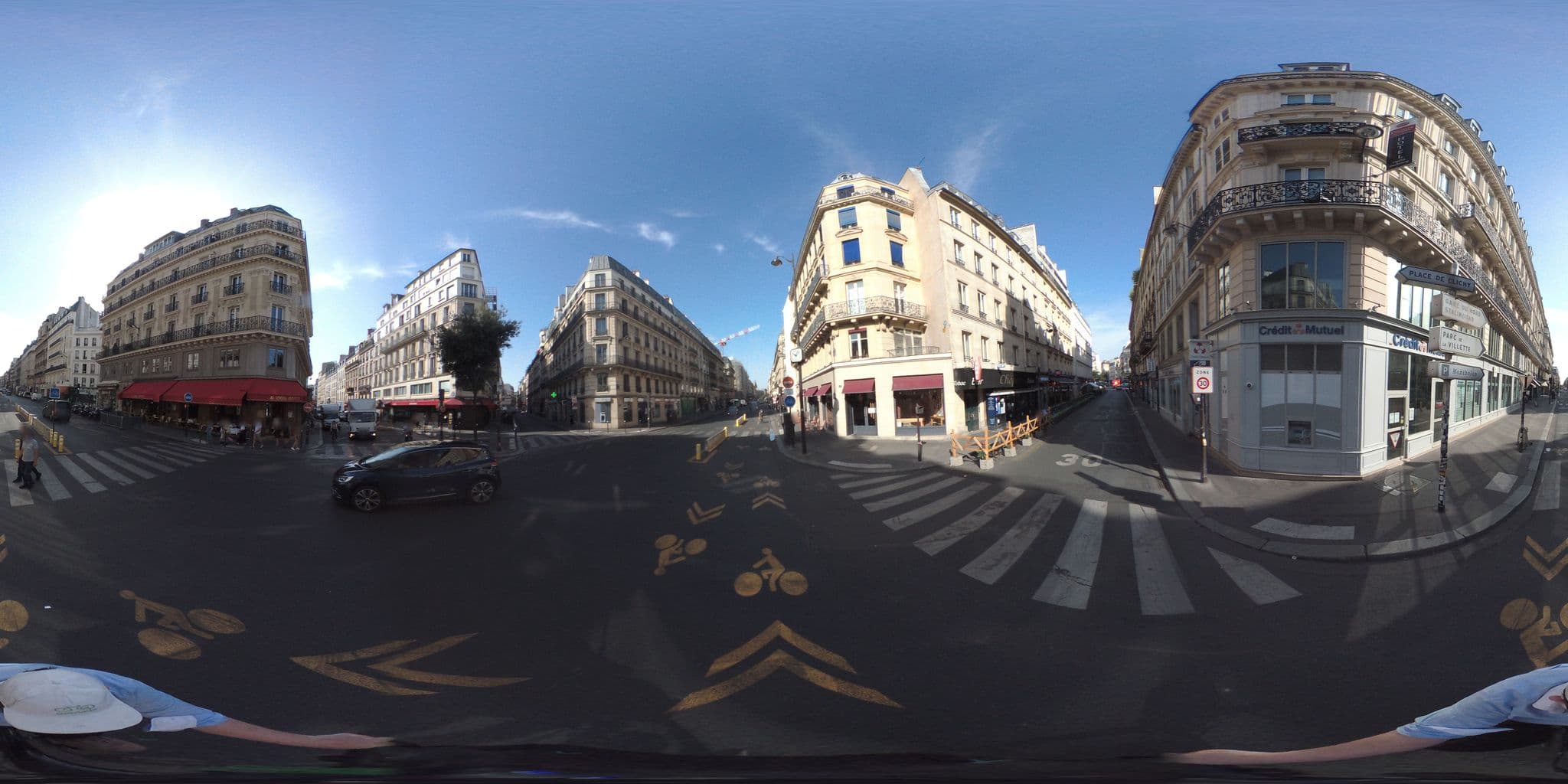 Street view near Best Western Premier Opéra Faubourg, Paris 09 Opéra — © geovelo (CC BY-SA · Mapillary)