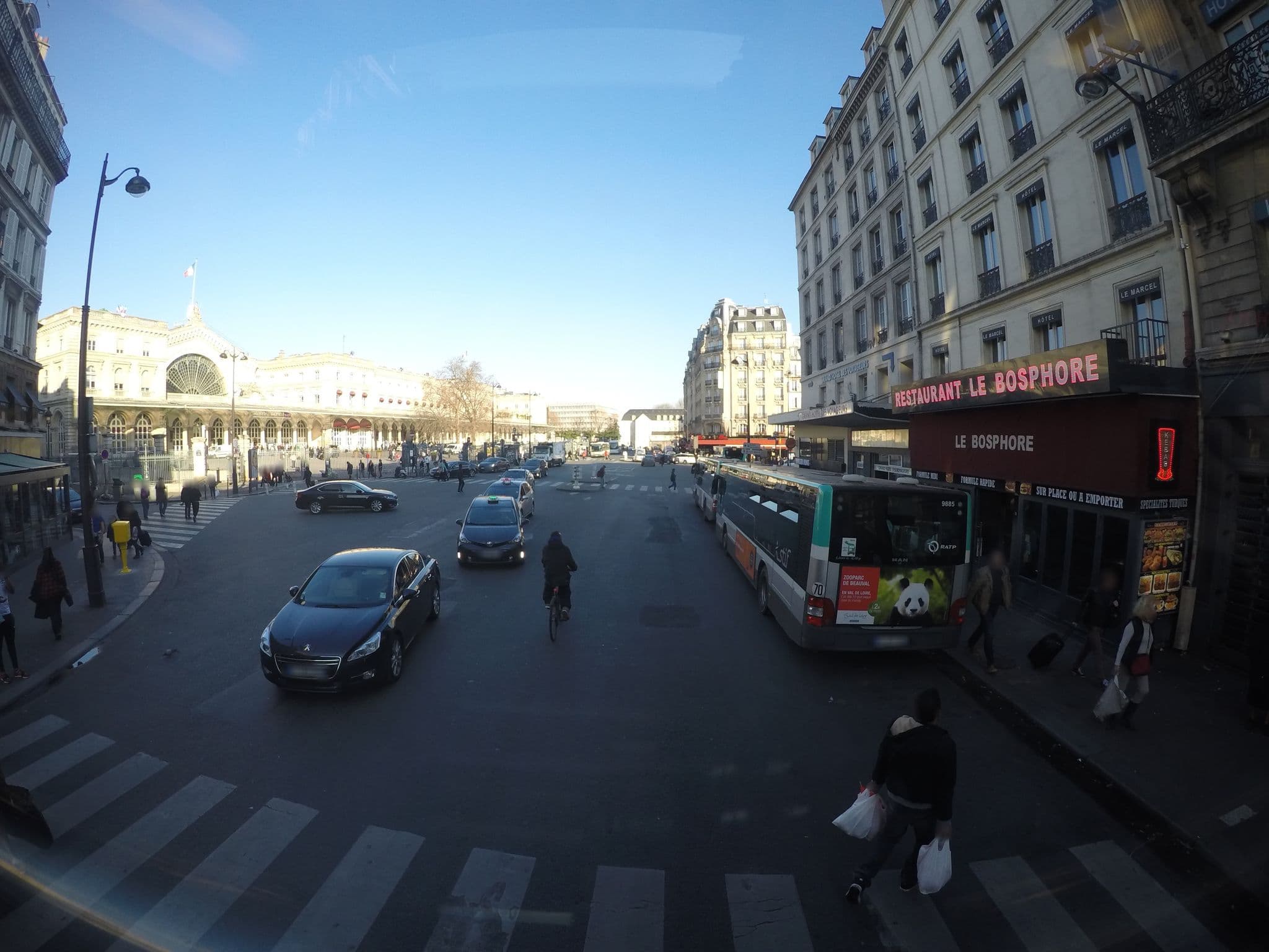Street view near Grand Hôtel des Voyageurs, Paris 10e Arrondissement — © ccossio (CC BY-SA · Mapillary)