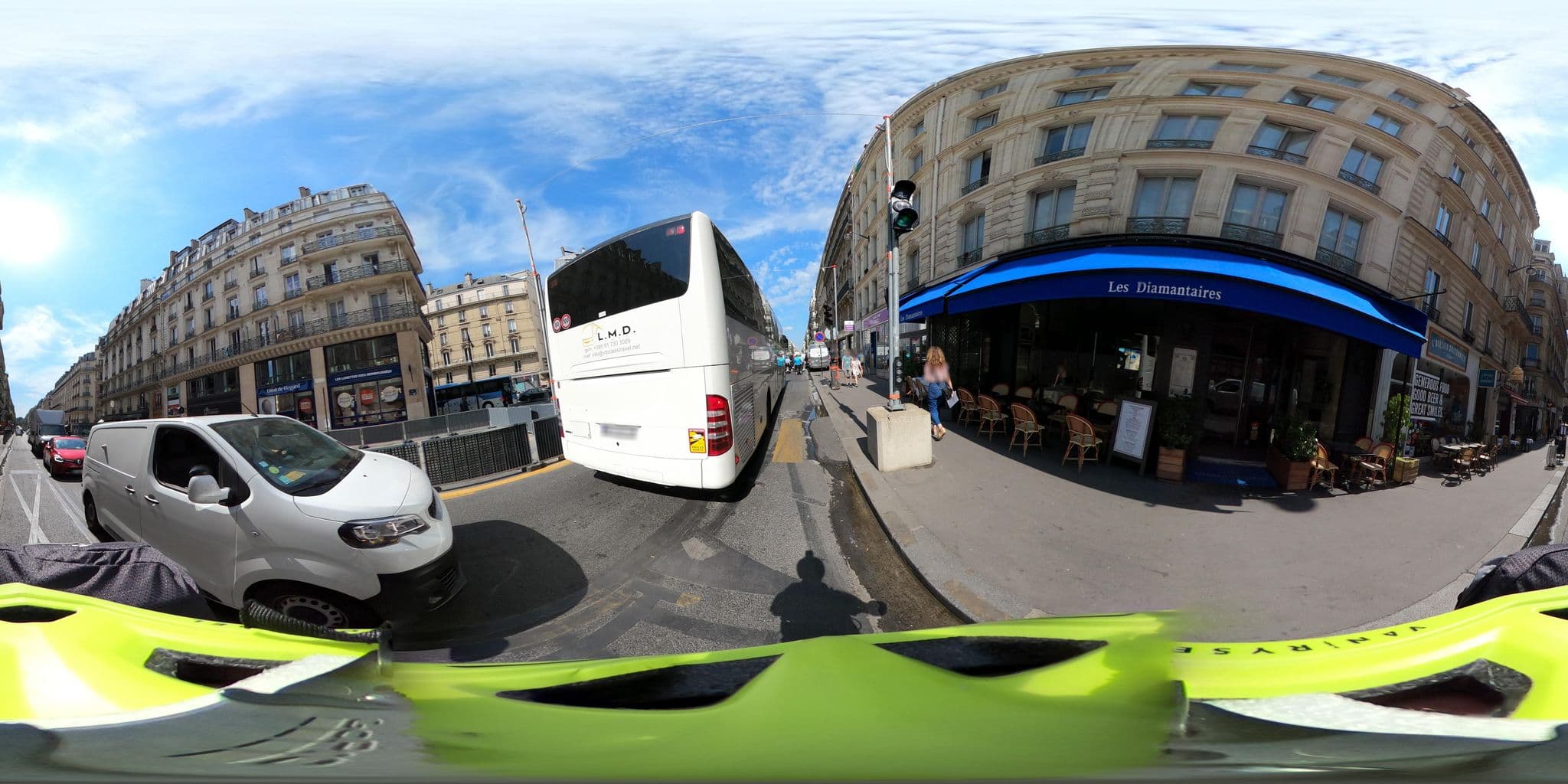 Street view near Modern Hôtel Lafayette, Paris 09 Opéra — © Stefdegreef (CC BY-SA · Mapillary)