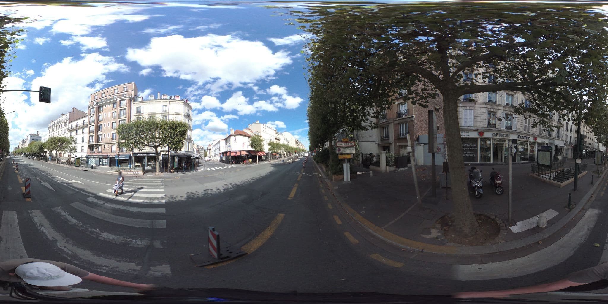 Street view near gîte d'alaine, Vincennes — © geovelo (CC BY-SA · Mapillary)