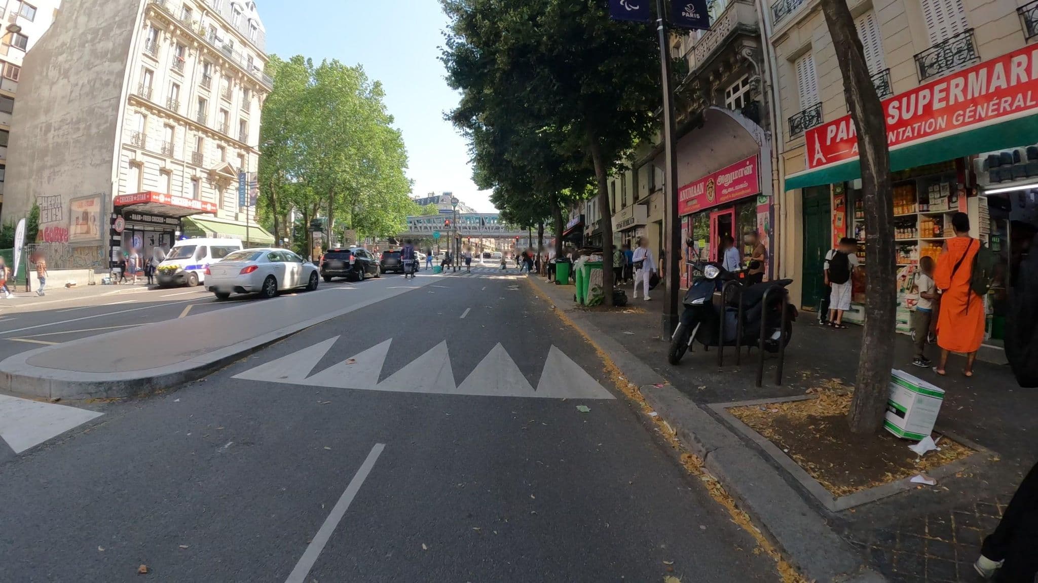 Street view near Hôtel de la Paix, Saint-Vincent de Paul — © Nzau (CC BY-SA · Mapillary)