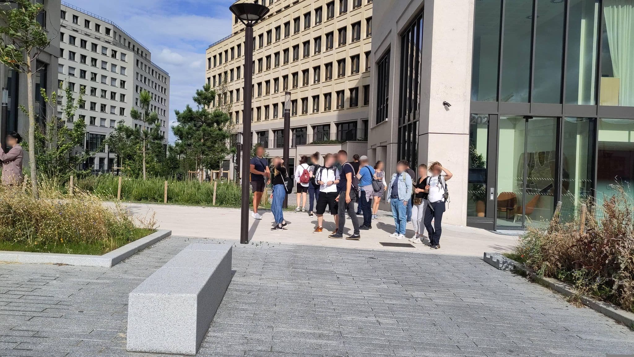 Street view near OKKO Hotel Paris Rosa Park, Plaine 3 — © consens_verkehrsplanung (CC BY-SA · Mapillary)