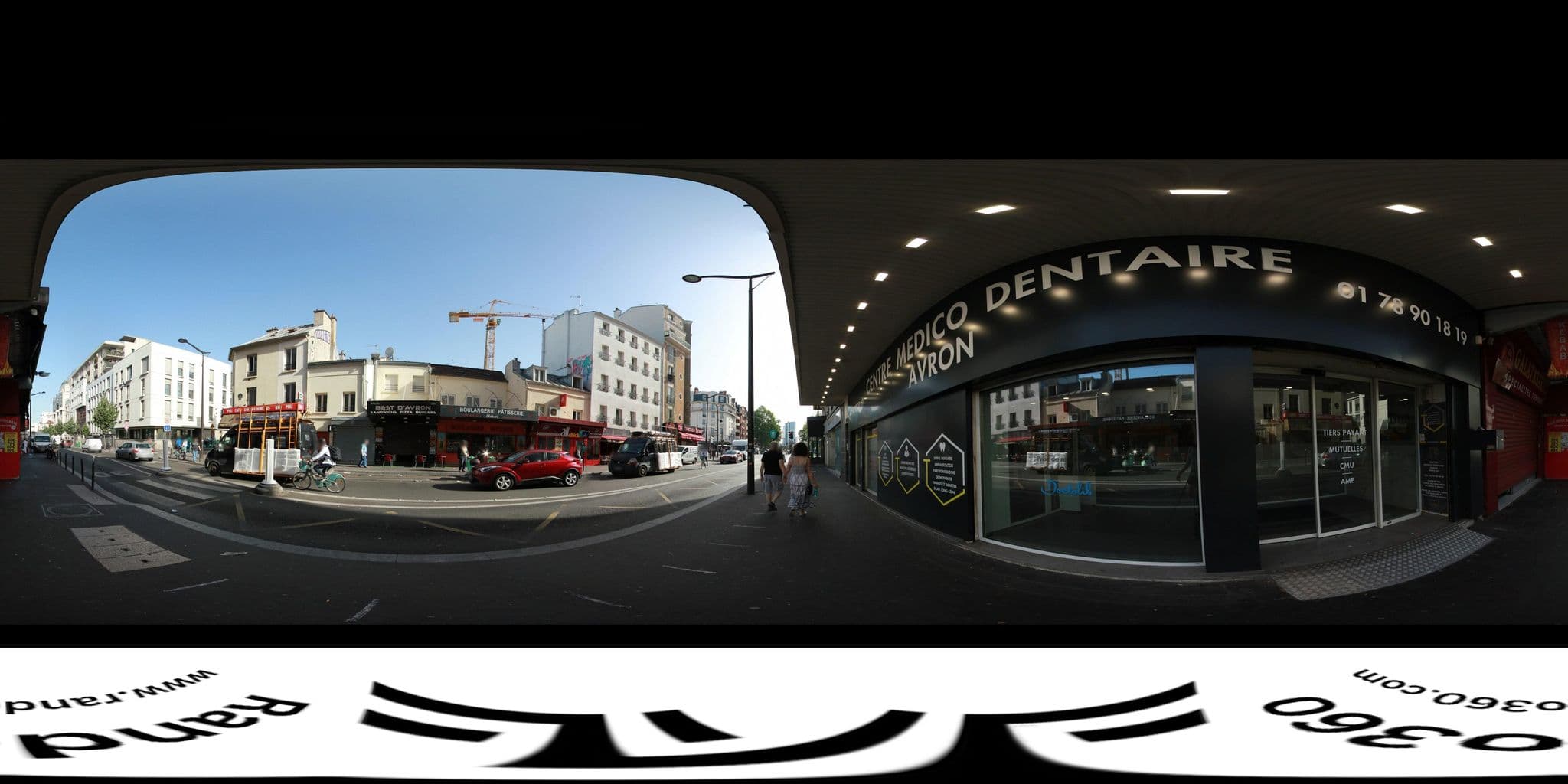 Street view near Plaza La Fayette Quality Inn Paris, Bel-Air — © Rando360 (CC BY-SA · Mapillary)