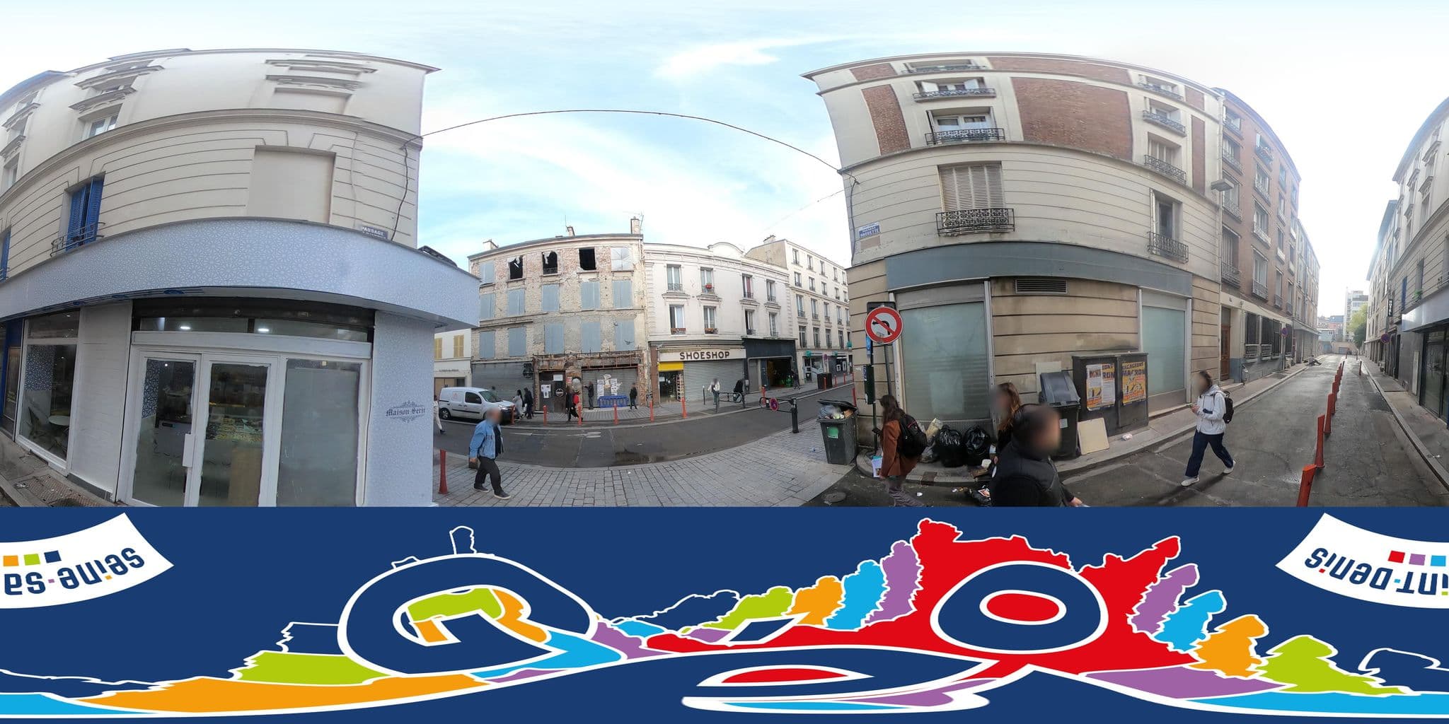Street view near Central Hôtel, Saint-Denis — © sgig360 (CC BY-SA · Mapillary)