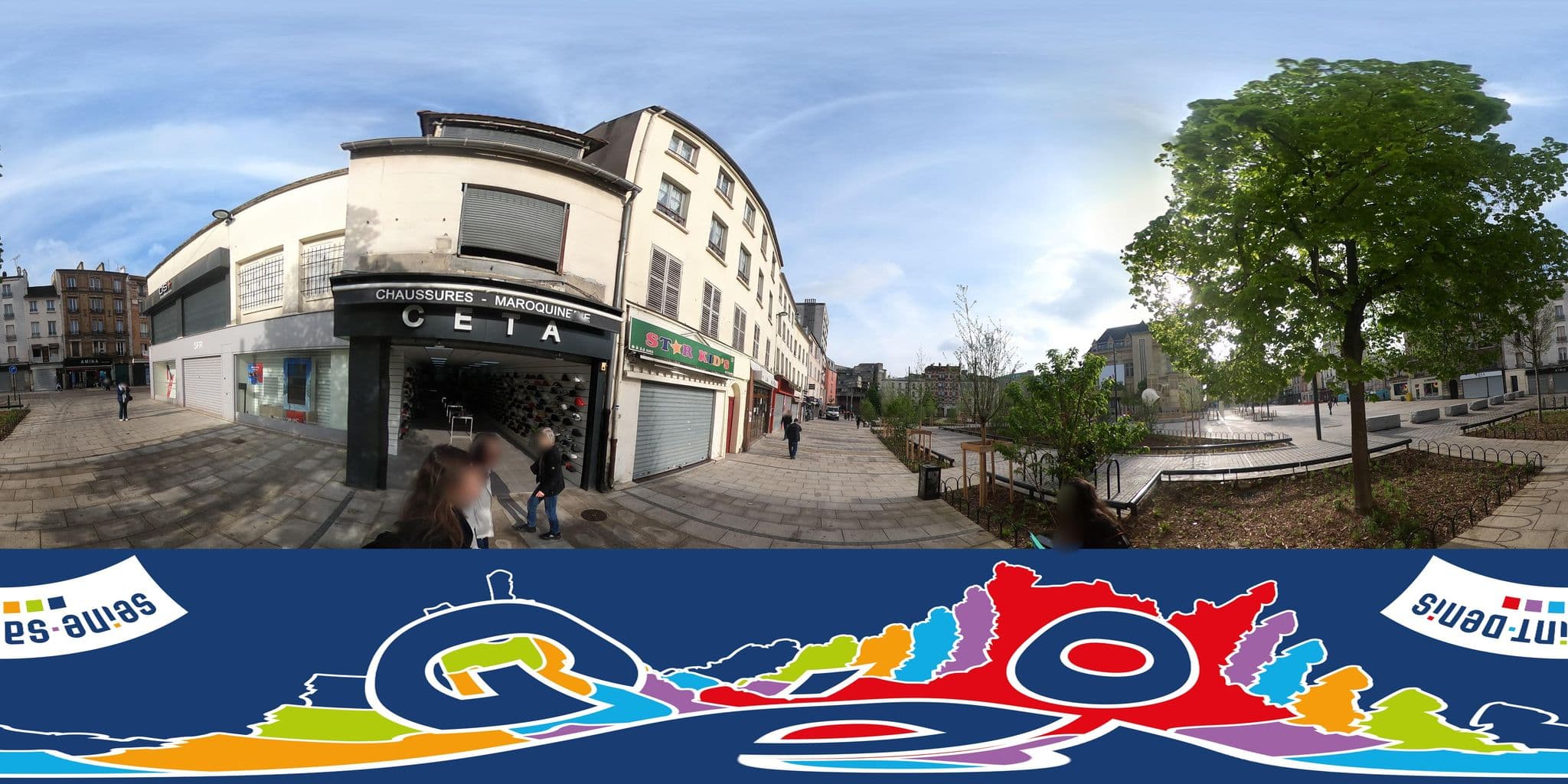 Street view near Le Relais de la Maison Rousse, Saint-Denis — © sgig360 (CC BY-SA · Mapillary)