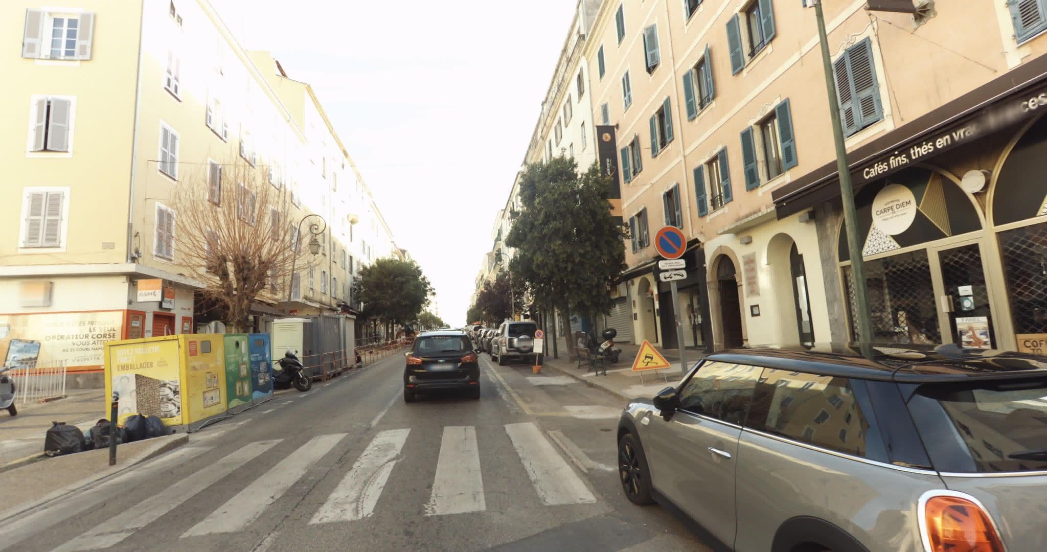 Street view near Hotel Kalliste, Ajaccio — © sogefi (CC BY-SA · Mapillary)