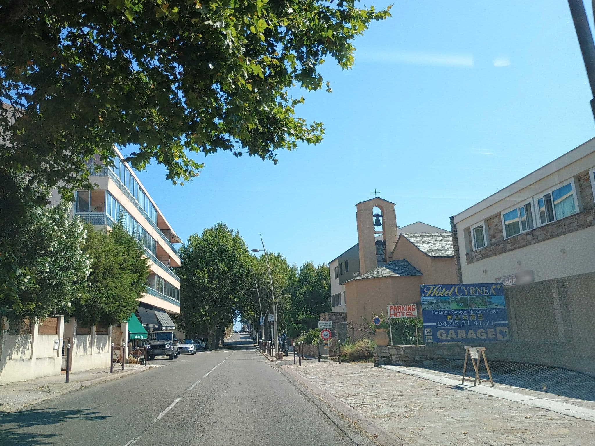 Street view near Hotel Cyrnea, Pietranera — © thetornado76 (CC BY-SA · Mapillary)