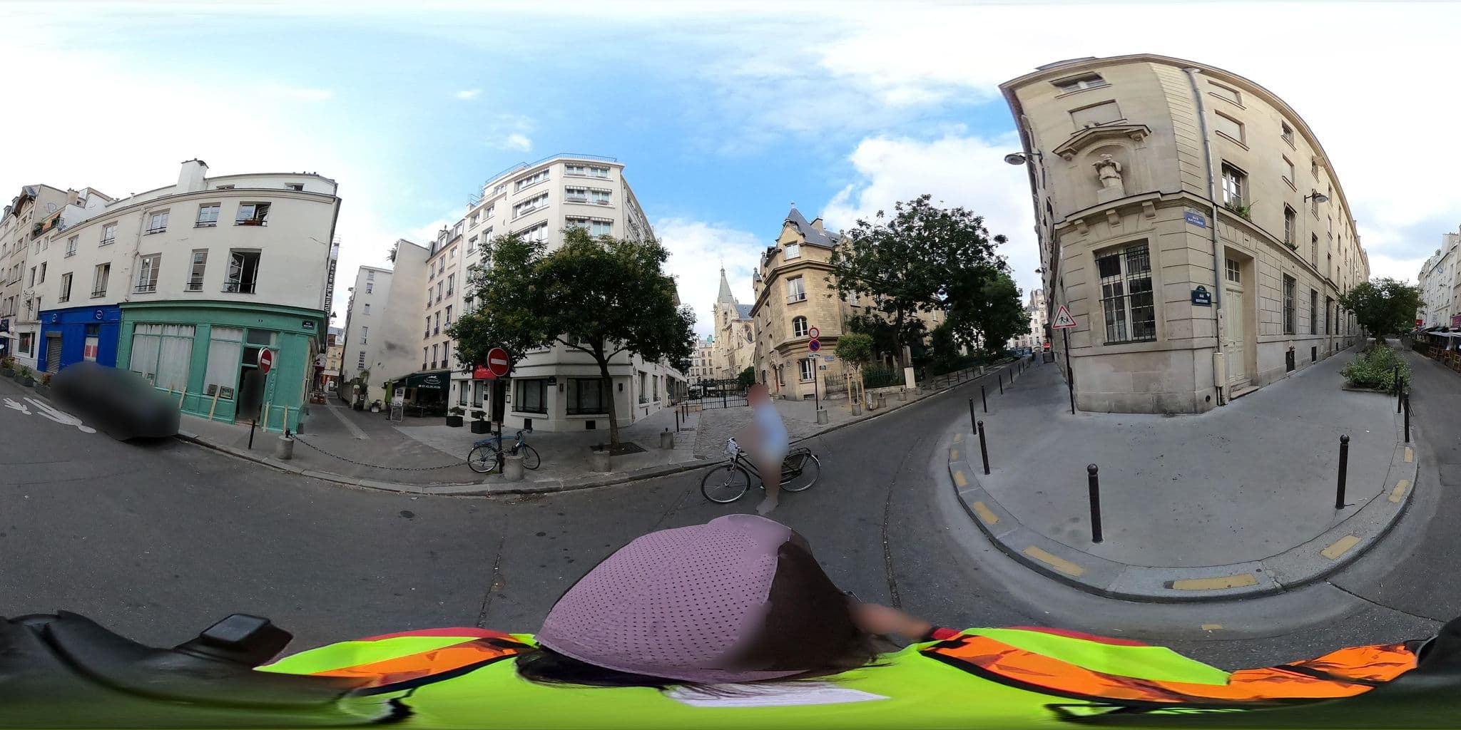 Street view near Hôtel Parc Saint-Séverin, Paris — © cartocite (CC BY-SA · Mapillary)