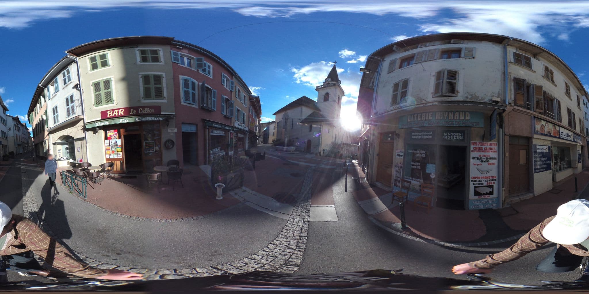 Street view near Hôtel Michaud, Versonnex — © geovelo (CC BY-SA · Mapillary)