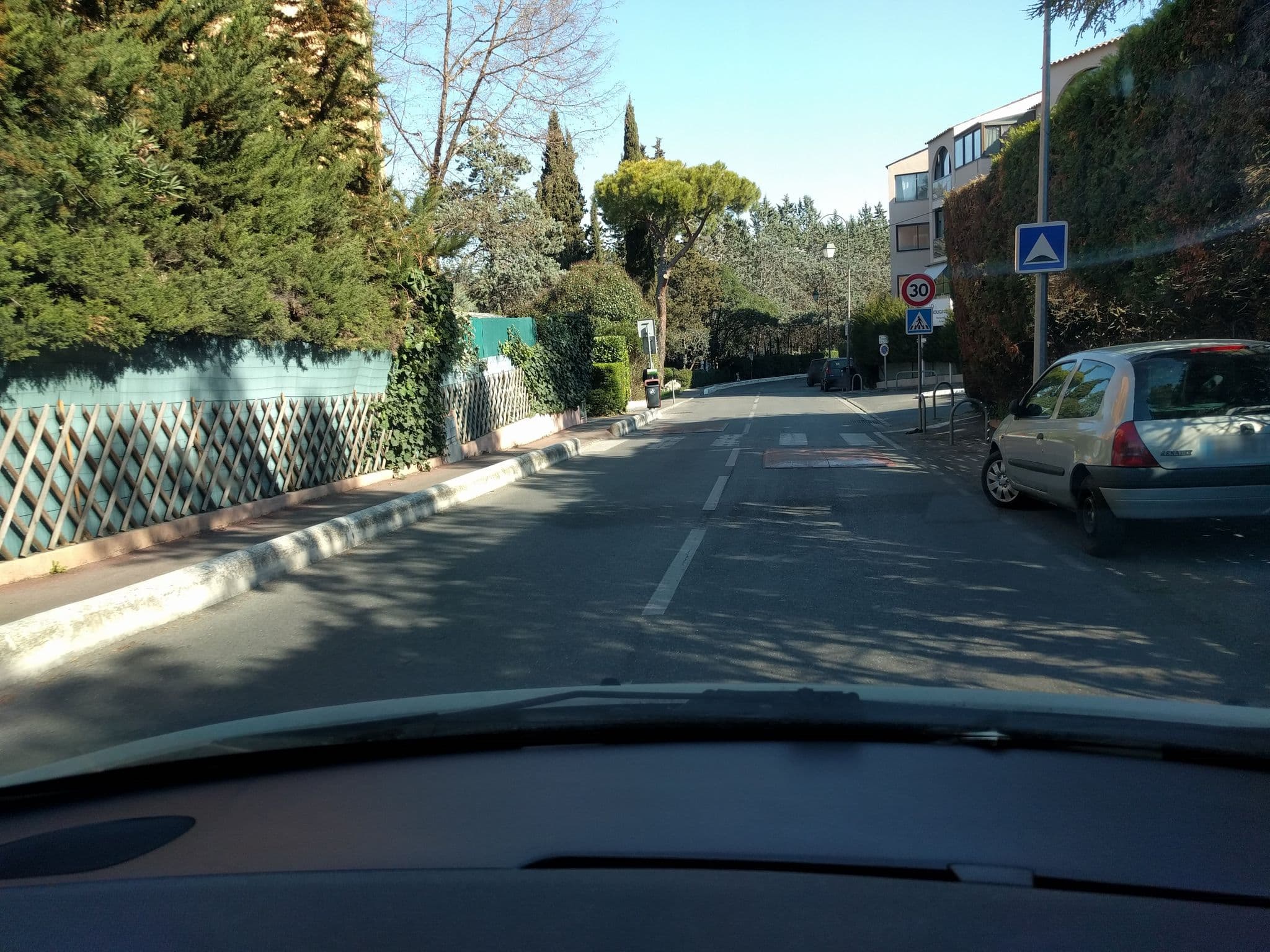 Street view near Paradisier Apartment Mougins, Mougins — © baptistemm (CC BY-SA · Mapillary)