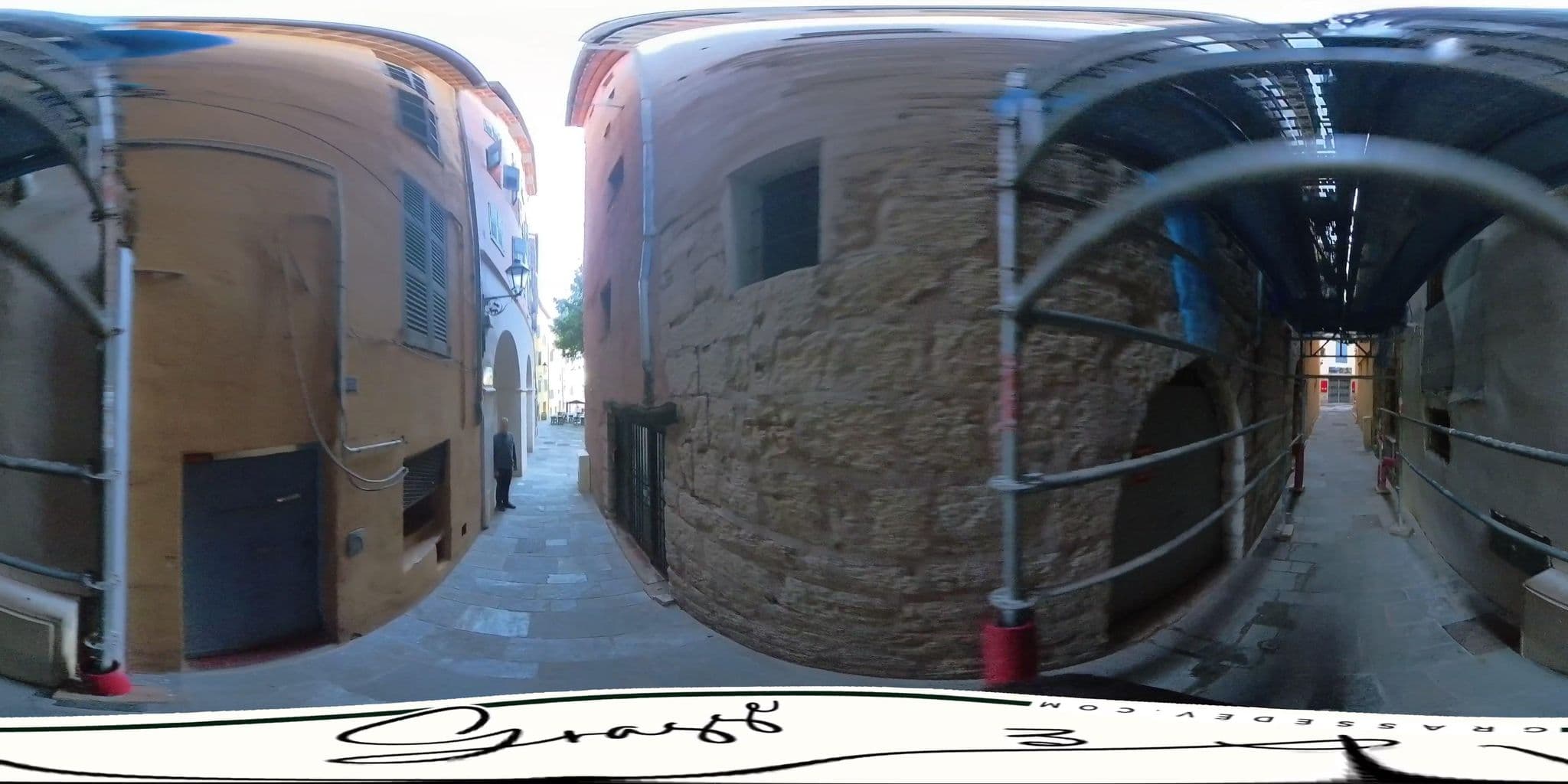 Street view near Restaurant le Patti, Grasse — © GrasseDev (CC BY-SA · Mapillary)