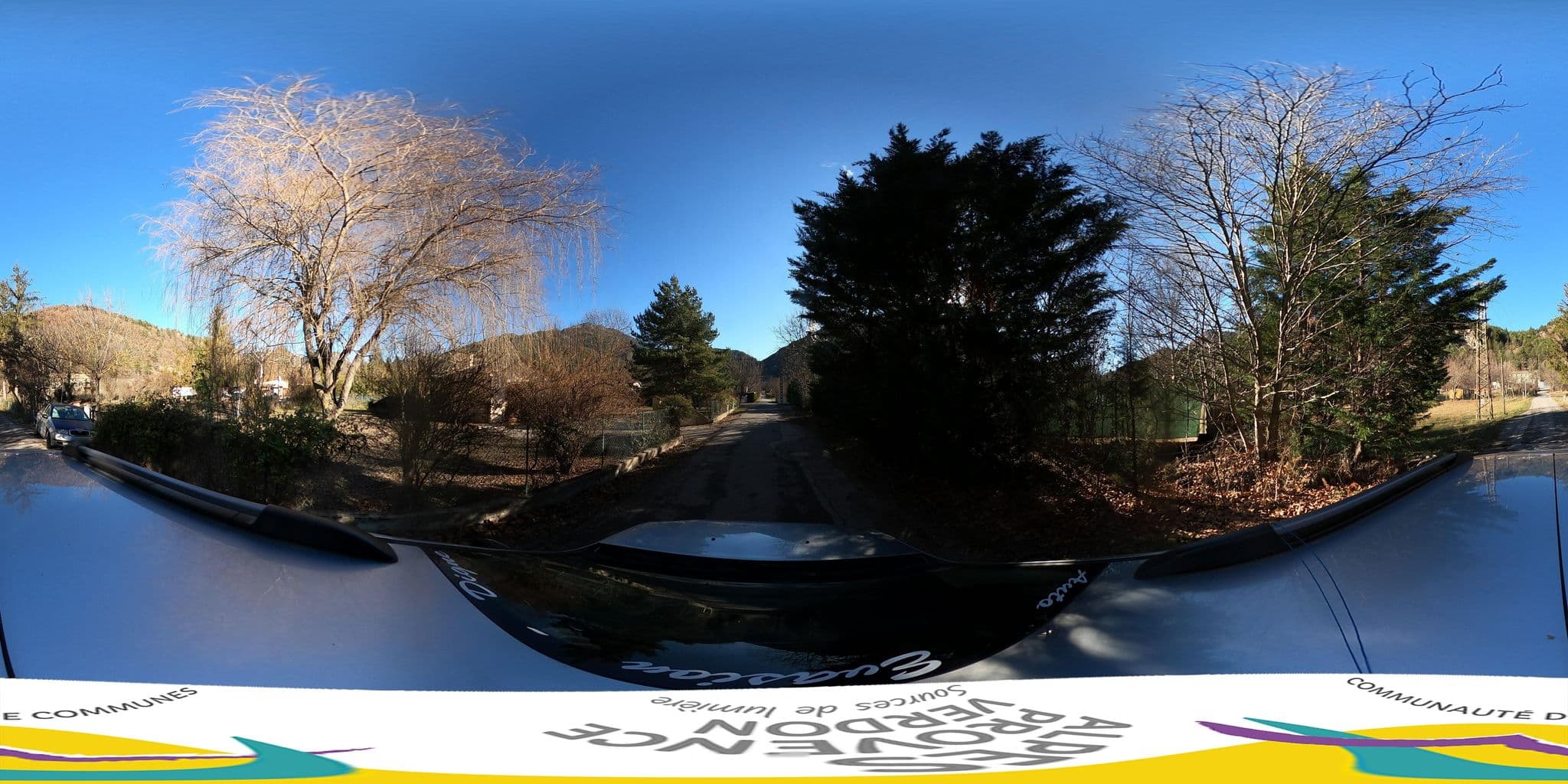 Street view near Lei Canissouns, Annot — © ccapv_germain (CC BY-SA · Mapillary)