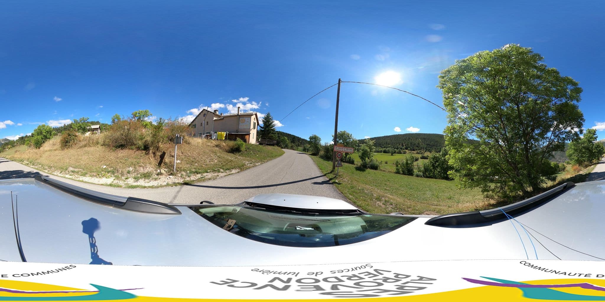 Street view near Gite d'étape de la Colle St Michel, Annot — © ccapv_germain (CC BY-SA · Mapillary)