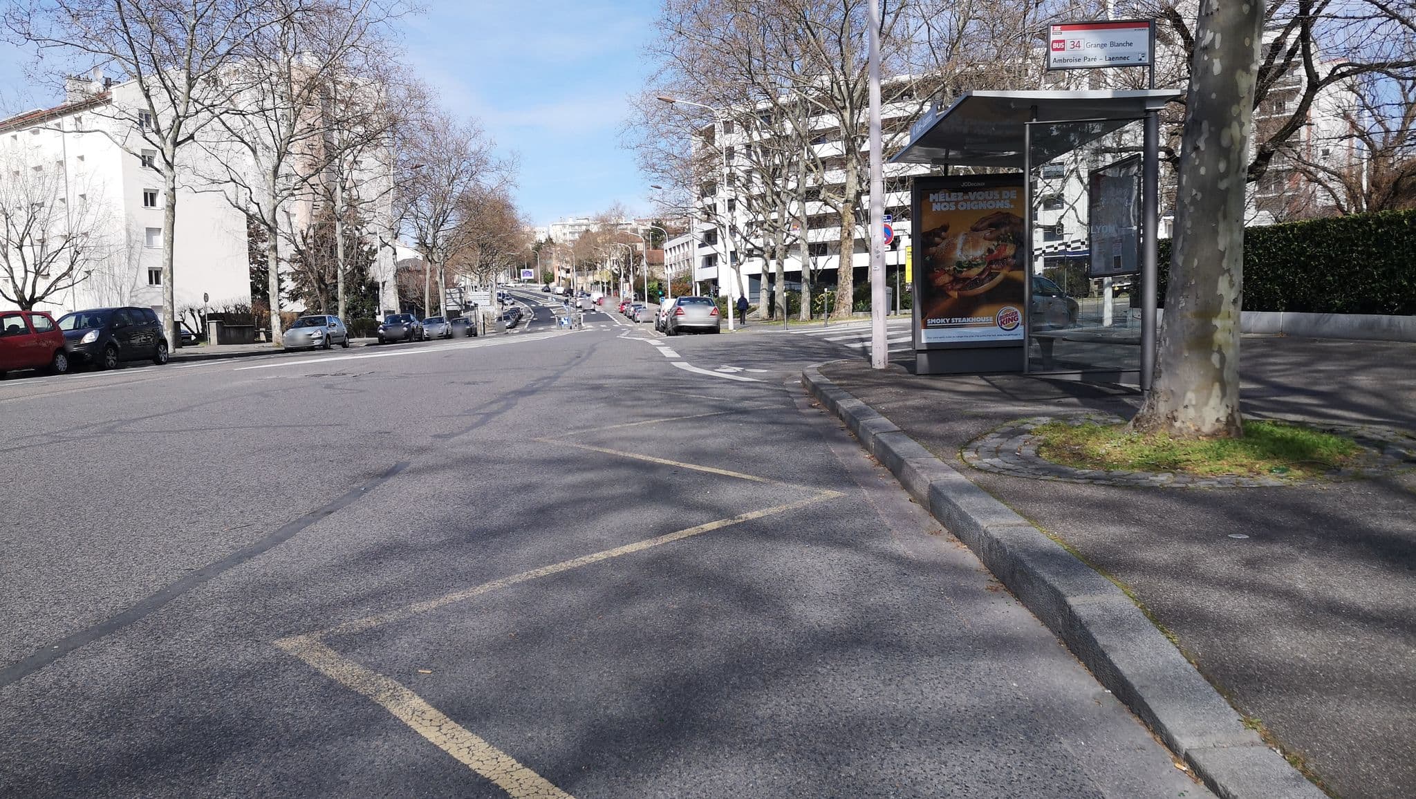 Street view near Maison Léon Bérard, Lyon 08 — © blueberry (CC BY-SA · Mapillary)
