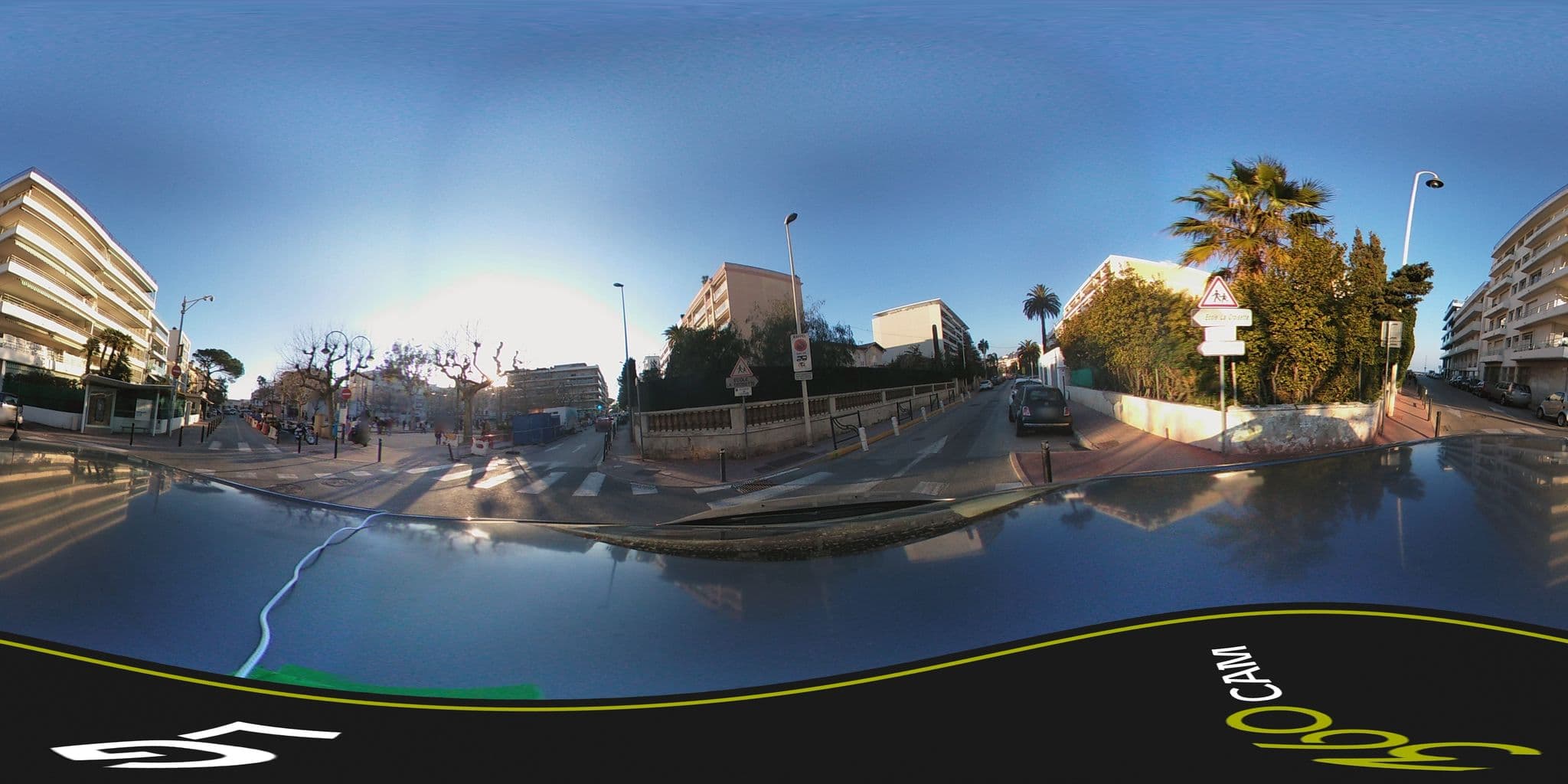 Street view near CANNES place de l'étang, Cannes — © vgrosso (CC BY-SA · Mapillary)