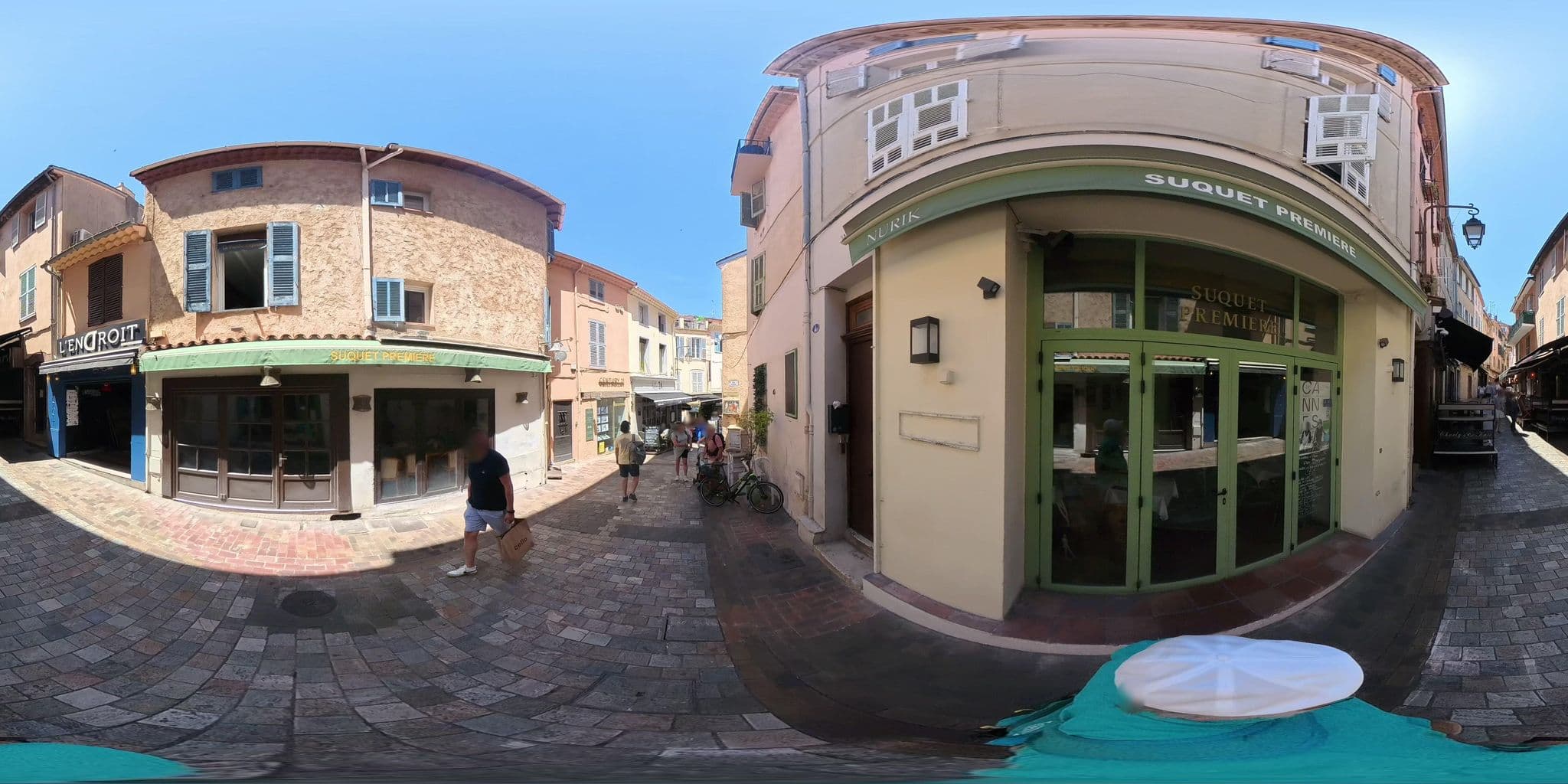 Street view near Hotel Chanteclaire, Cannes — © graharg (CC BY-SA · Mapillary)