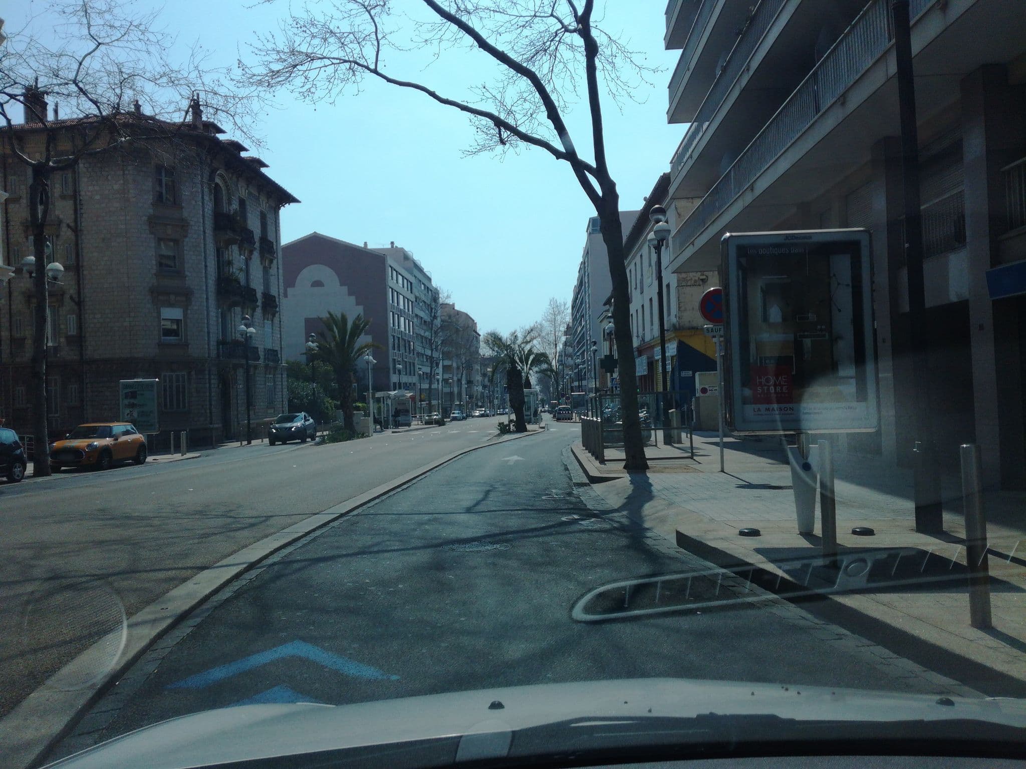 Street view near Le Milton, Cannes — © baptistemm (CC BY-SA · Mapillary)