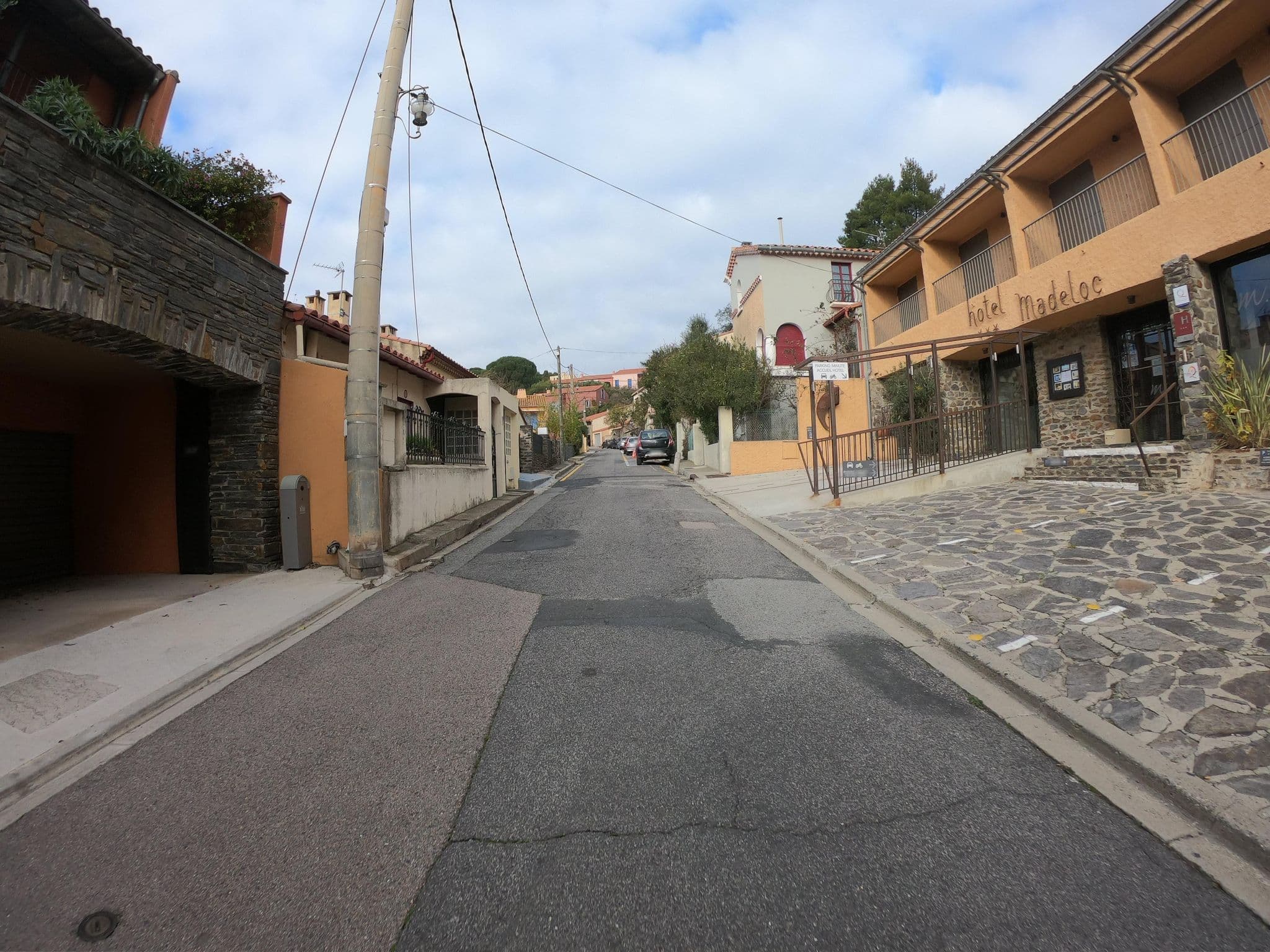 Street view near Hôtel Madeloc, Collioure — © joostjakob (CC BY-SA · Mapillary)