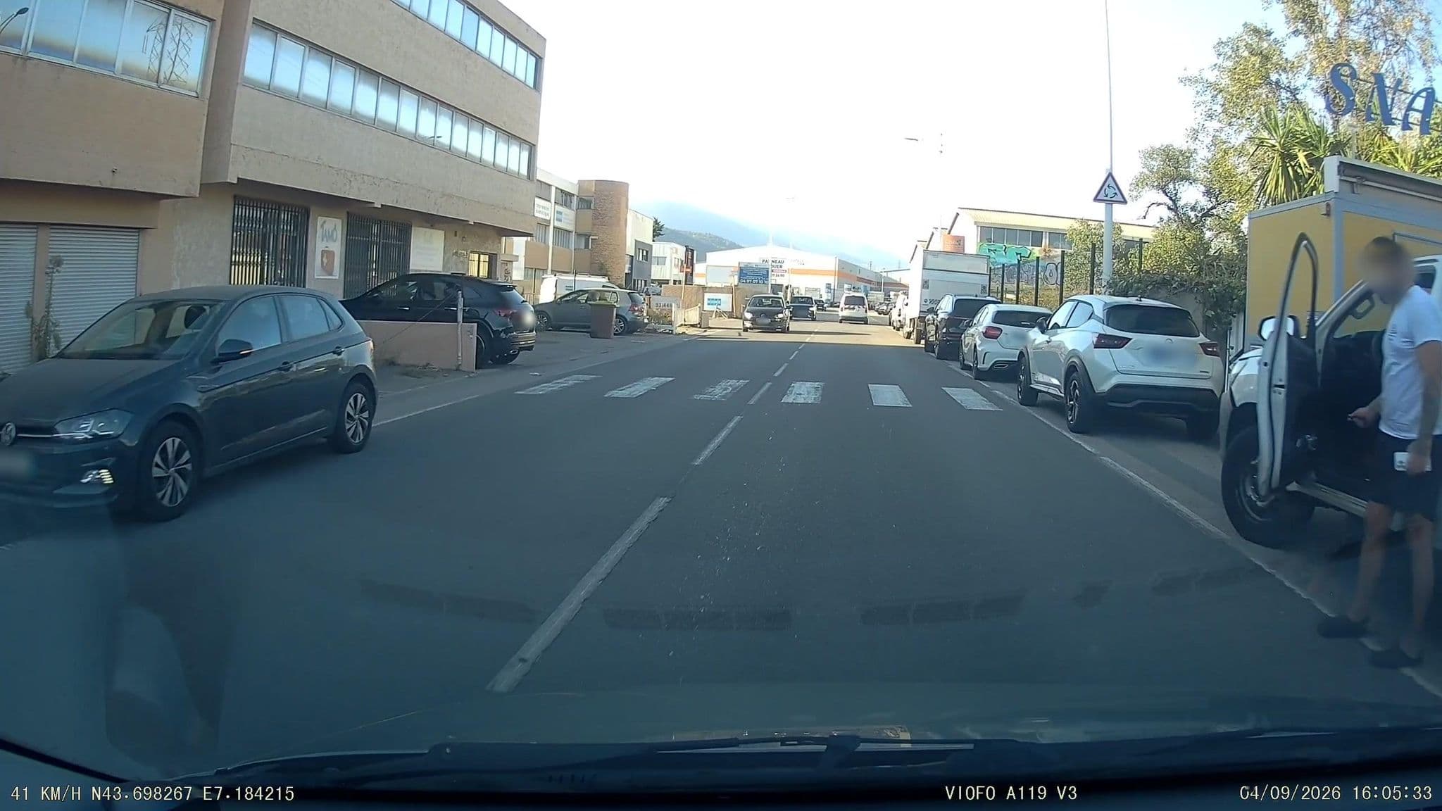 Street view near Appart Azur, Plaine du Var — © aSaWaWa (CC BY-SA · Mapillary)