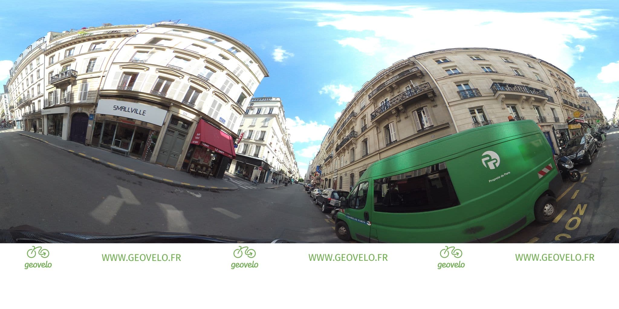 Street view near Little Hôtel, Porte Saint-Martin — © simon_geovelo (CC BY-SA · Mapillary)