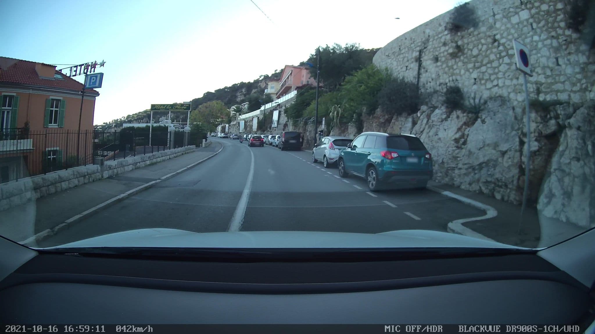 Street view near Hotel La Flore Villefranche-sur-Mer, Mont-Alban — © till (CC BY-SA · Mapillary)