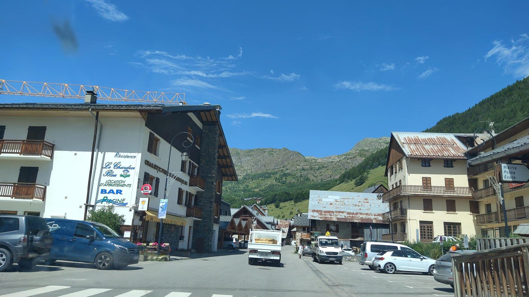 Street view near Le Chardon Blue, Saint-Jean-de-Maurienne — © MatthieuF4FNE (CC BY-SA · Mapillary)