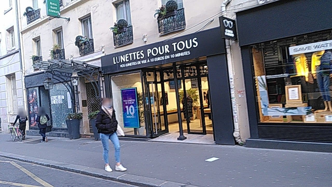 Street view near Hôtel Royal Saint-Germain, Paris 06 Luxembourg — © britze (CC BY-SA · Mapillary)