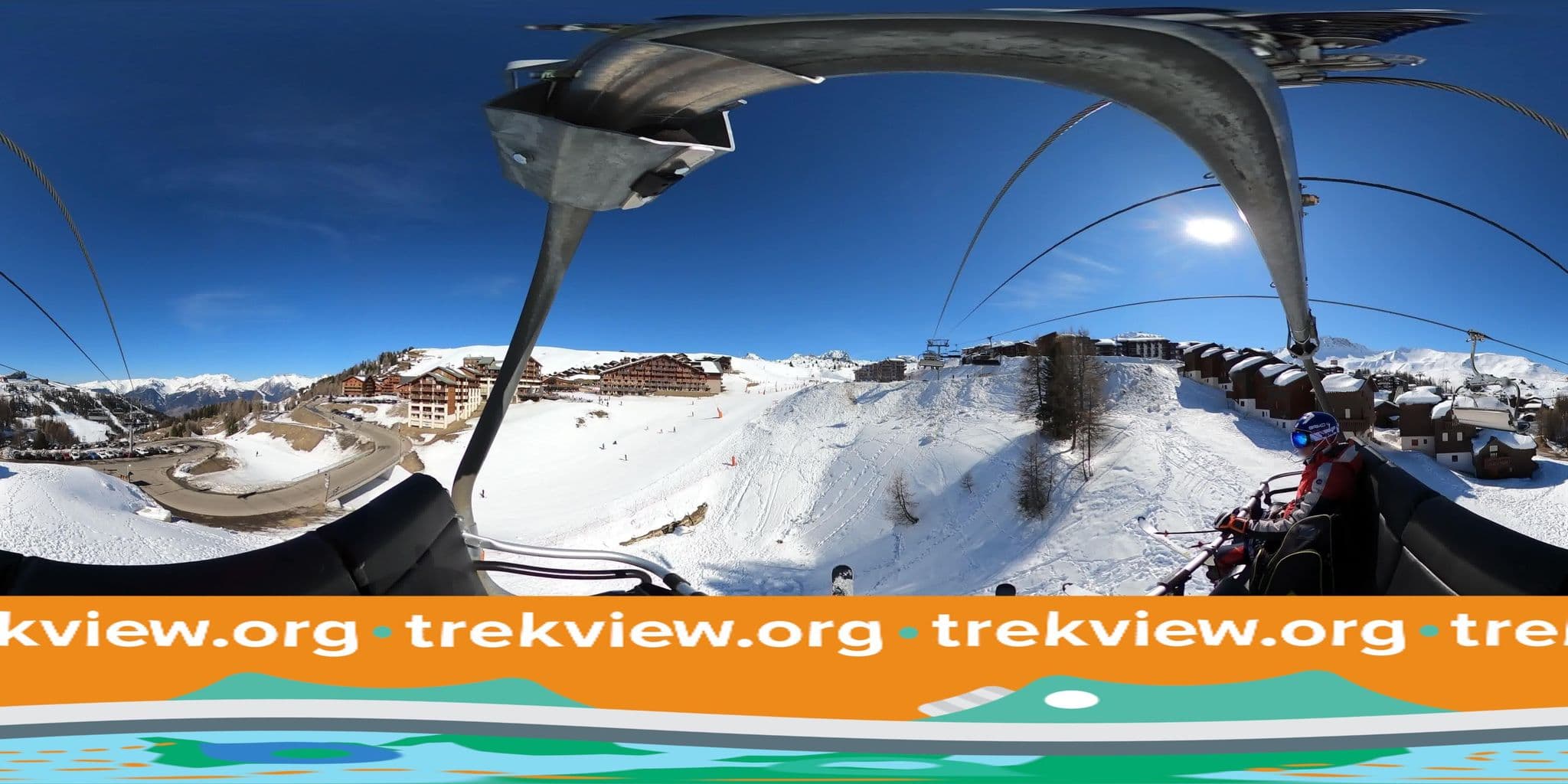 Street view near Gite en Savoie, Belle-Plagne — © trekviewed (CC BY-SA · Mapillary)