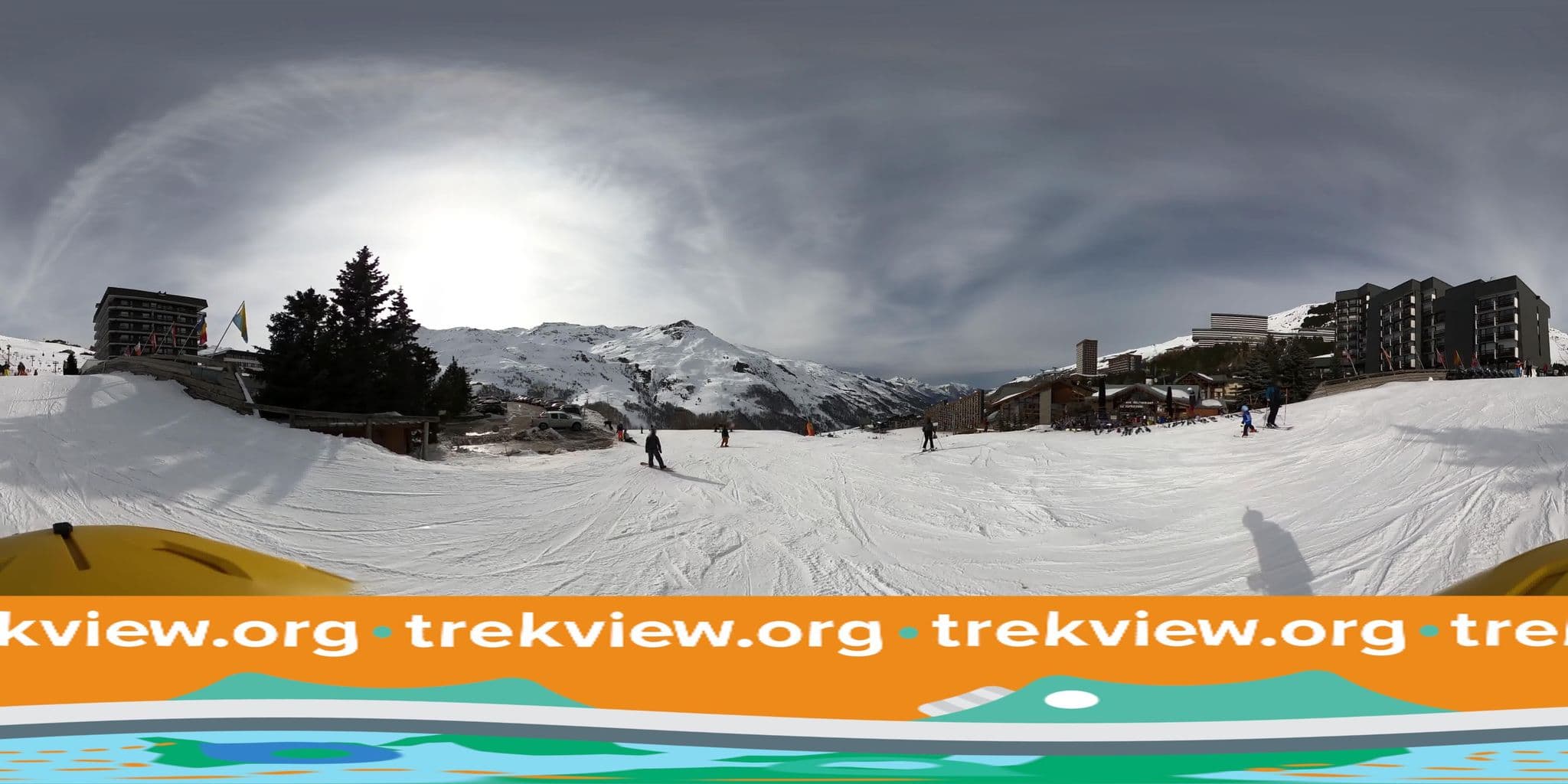 Street view near Appartement les Marmottes A12, Val Thorens — © trekviewed (CC BY-SA · Mapillary)