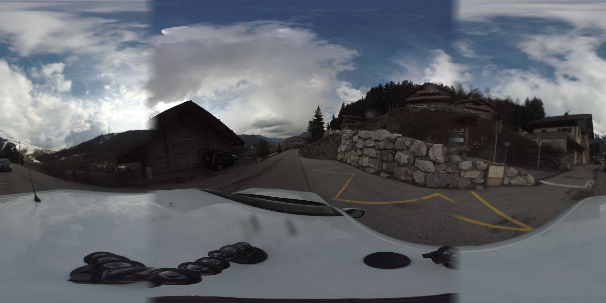 Street view near Les Chalets de la Serraz Hôtels-Chalets de Tradition, La Clusaz — © arteragence (CC BY-SA · Mapillary)