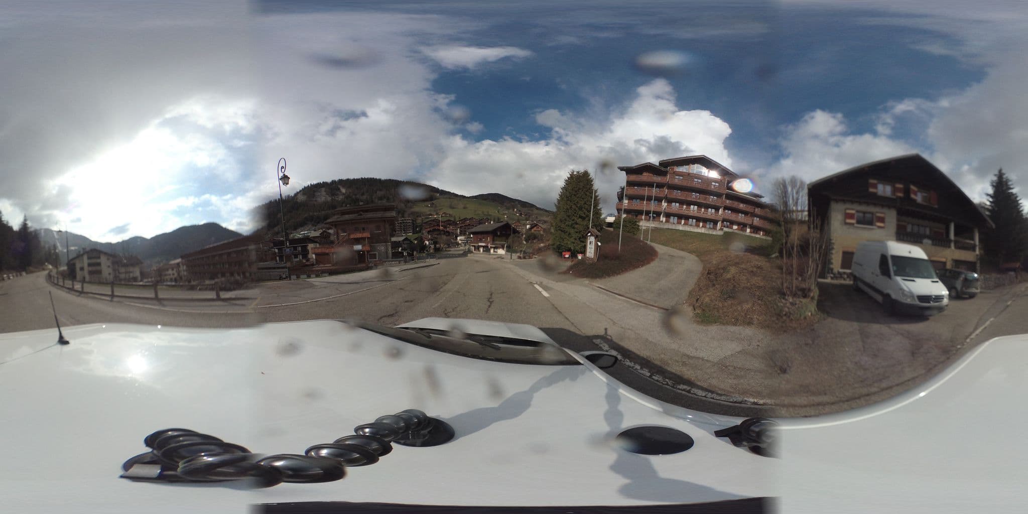 Street view near La Piscine Beauregard, La Clusaz — © arteragence (CC BY-SA · Mapillary)