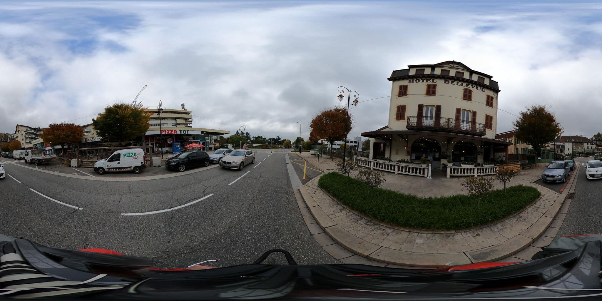 Street view near Hotel Bellevue, Gex — © mflamm (CC BY-SA · Mapillary)