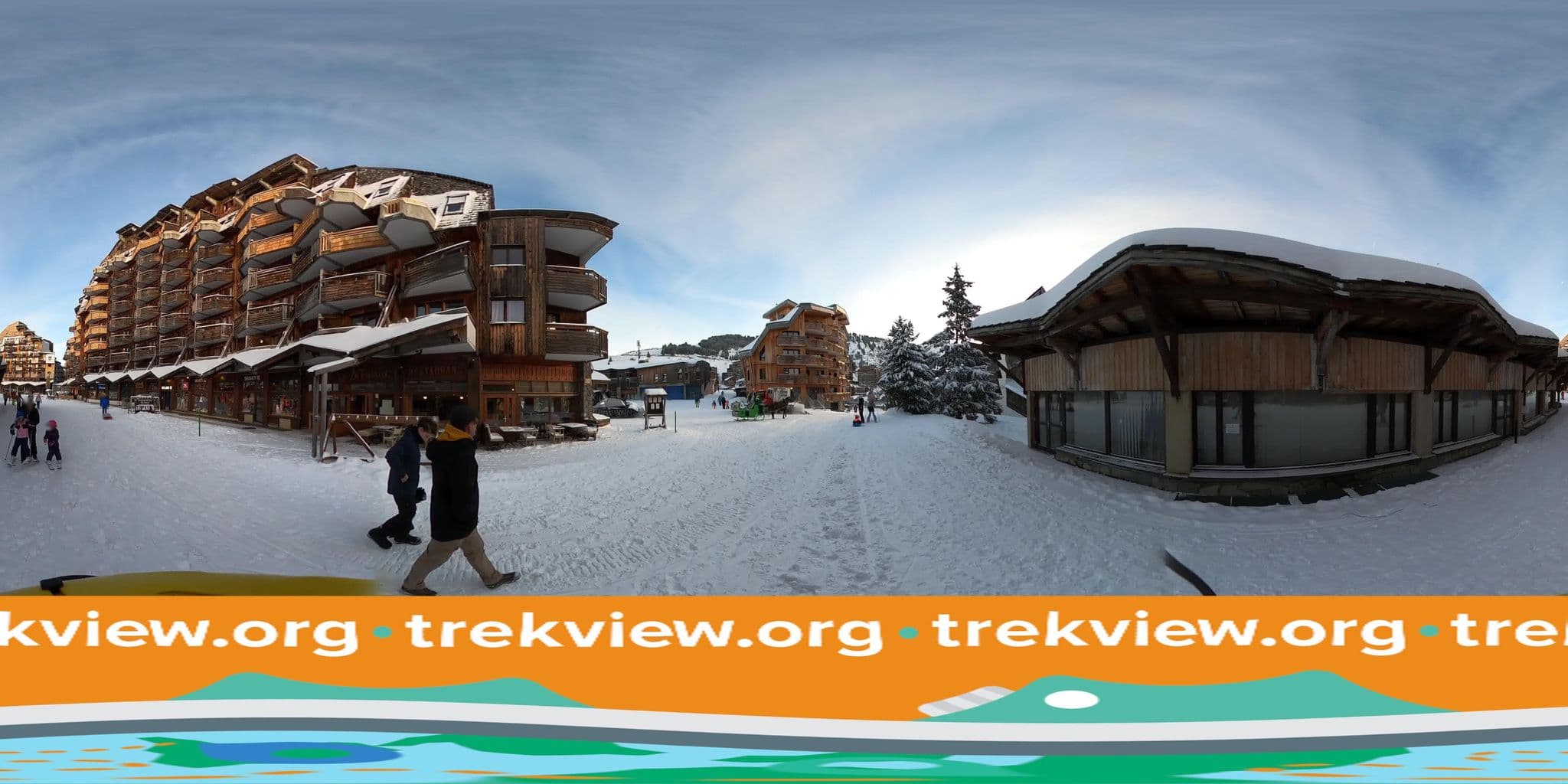 Street view near Pv Residence les Balcons du Soleil Avoriaz, Morzine — © trekviewed (CC BY-SA · Mapillary)