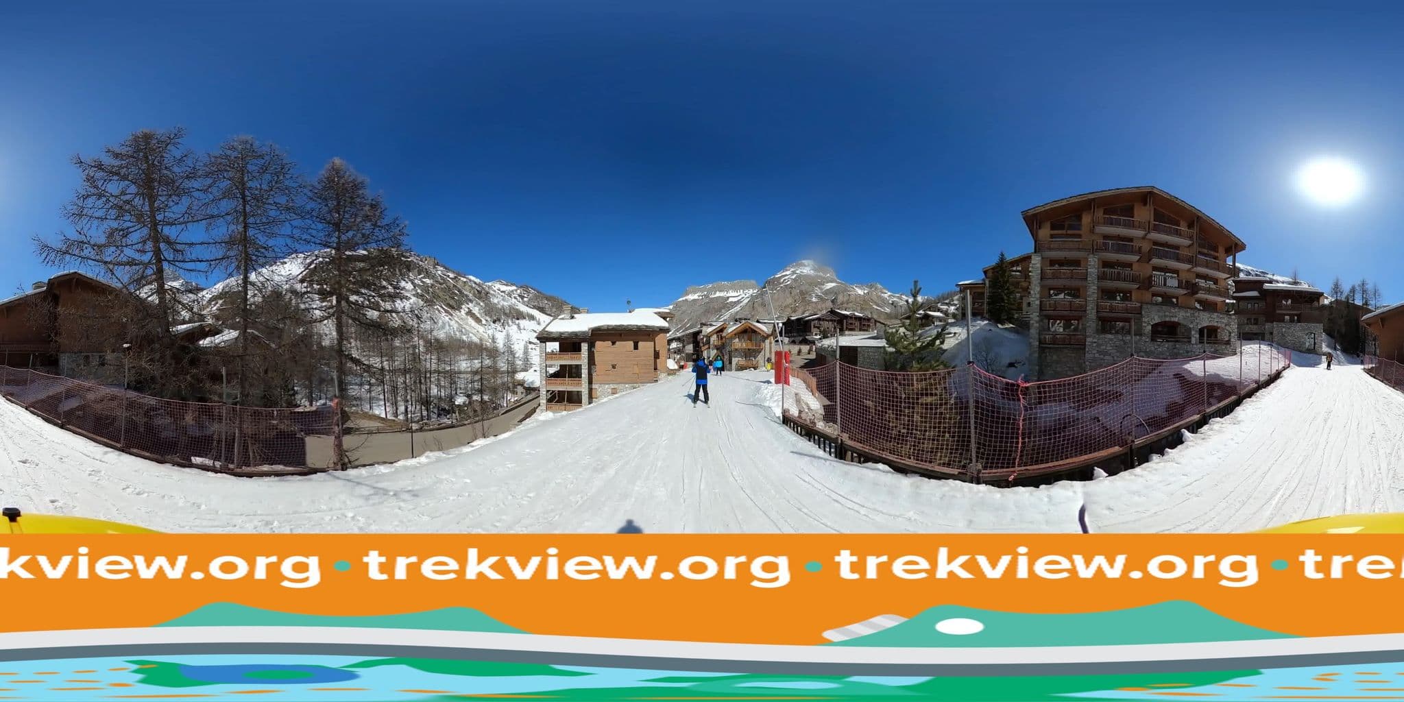 Street view near Chalet Claire, Val-d'Isère — © trekviewed (CC BY-SA · Mapillary)