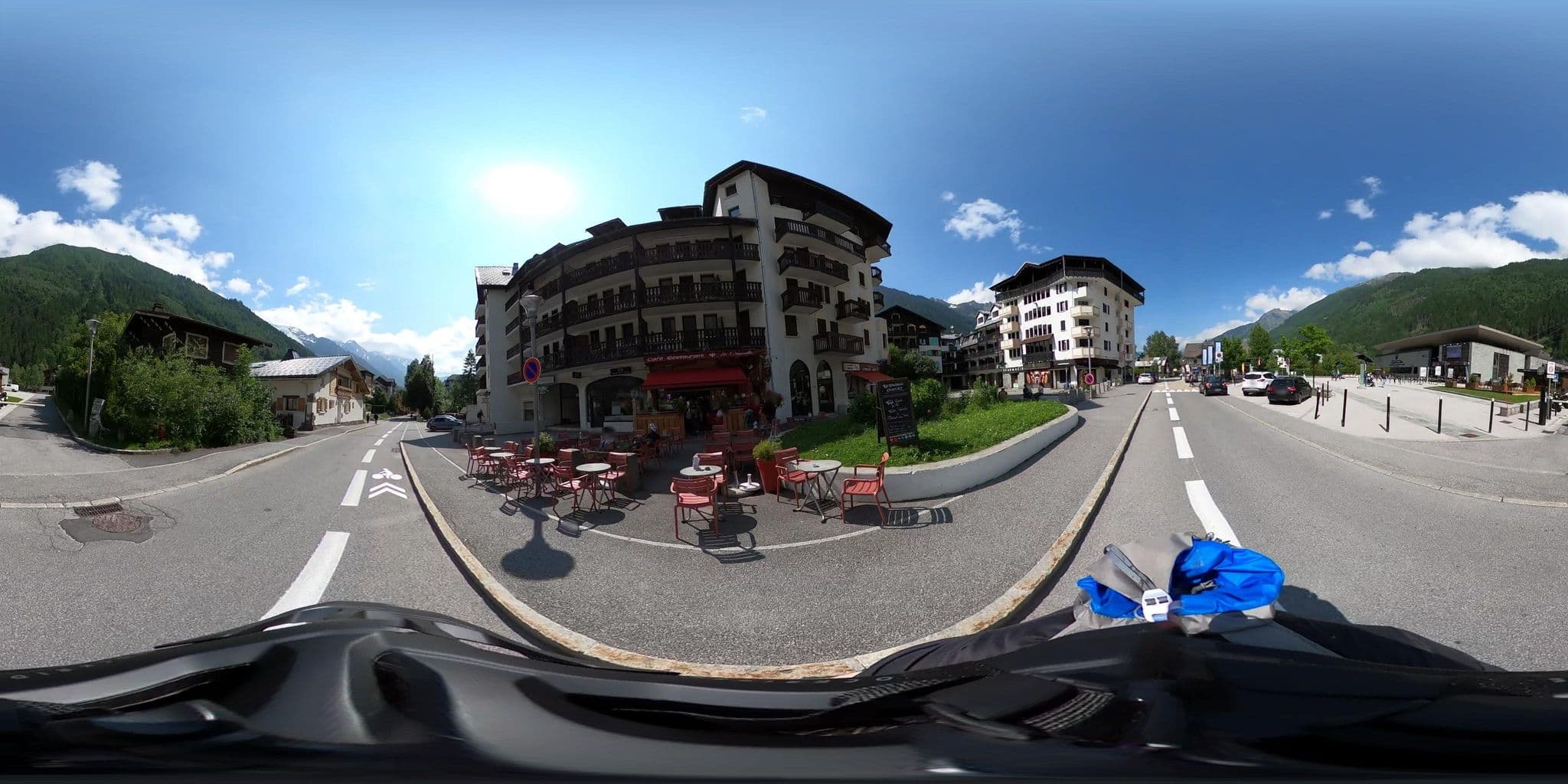 Street view near Locations Maeva Particuliers Aiguille, Chamonix-Mont-Blanc — © ordinatous (CC BY-SA · Mapillary)
