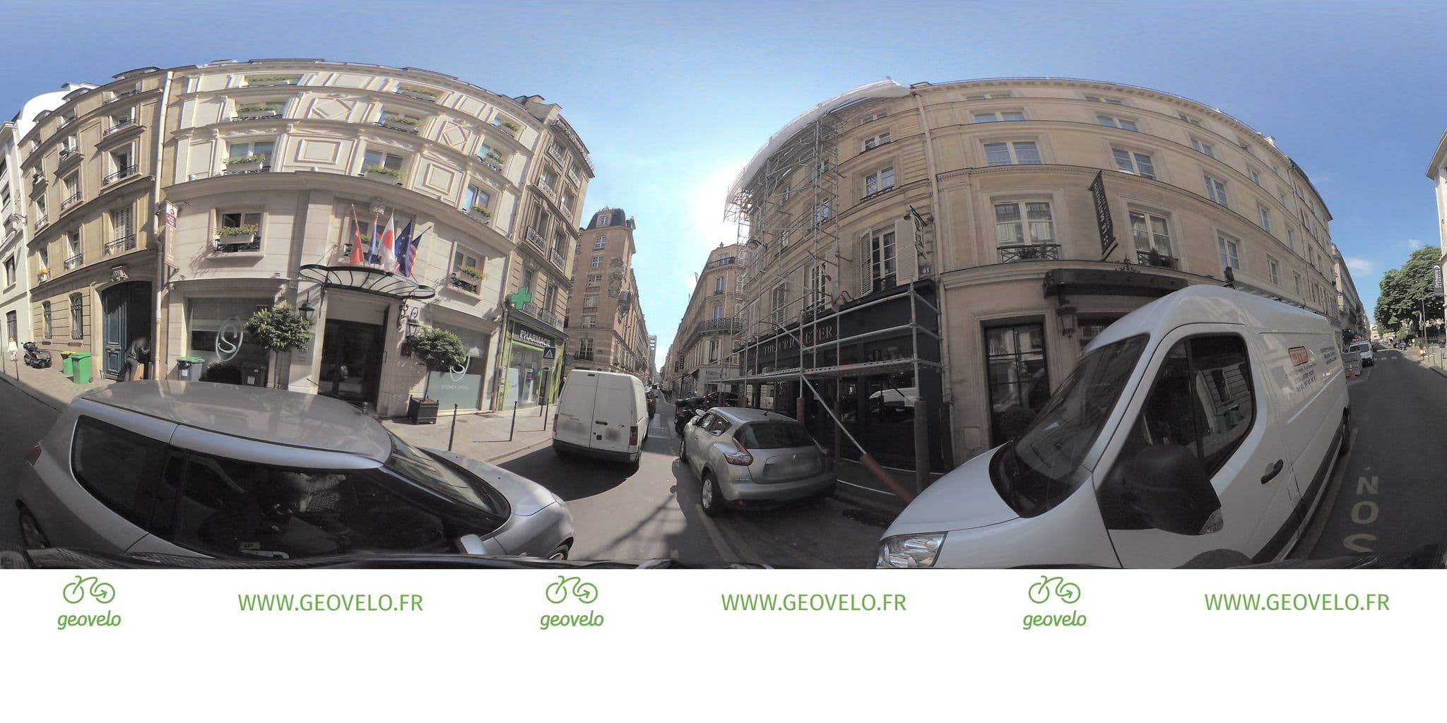 Street view near Hôtel Le Mathurin, Paris 08 Élysée — © simon_geovelo (CC BY-SA · Mapillary)