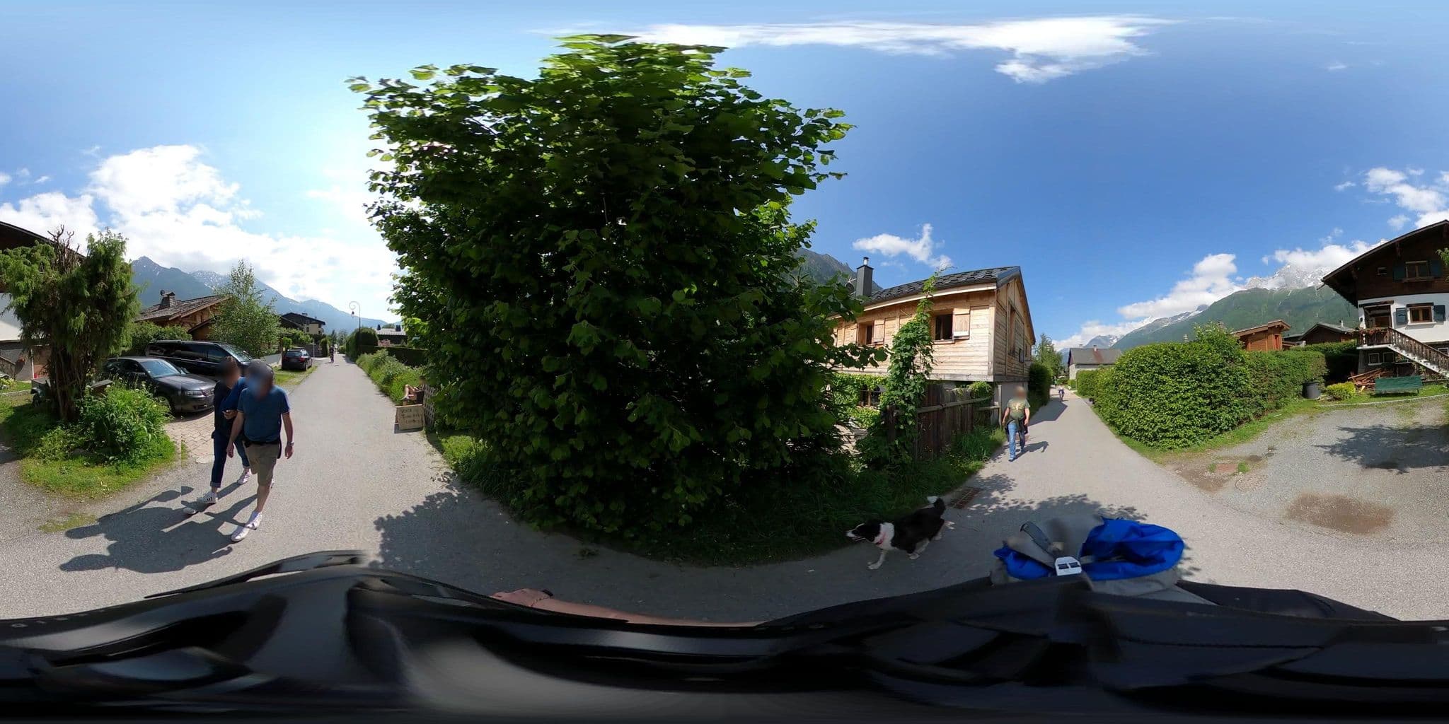 Street view near Chambre d'Hôtes La Tanière de Groumff, Chamonix-Mont-Blanc — © ordinatous (CC BY-SA · Mapillary)