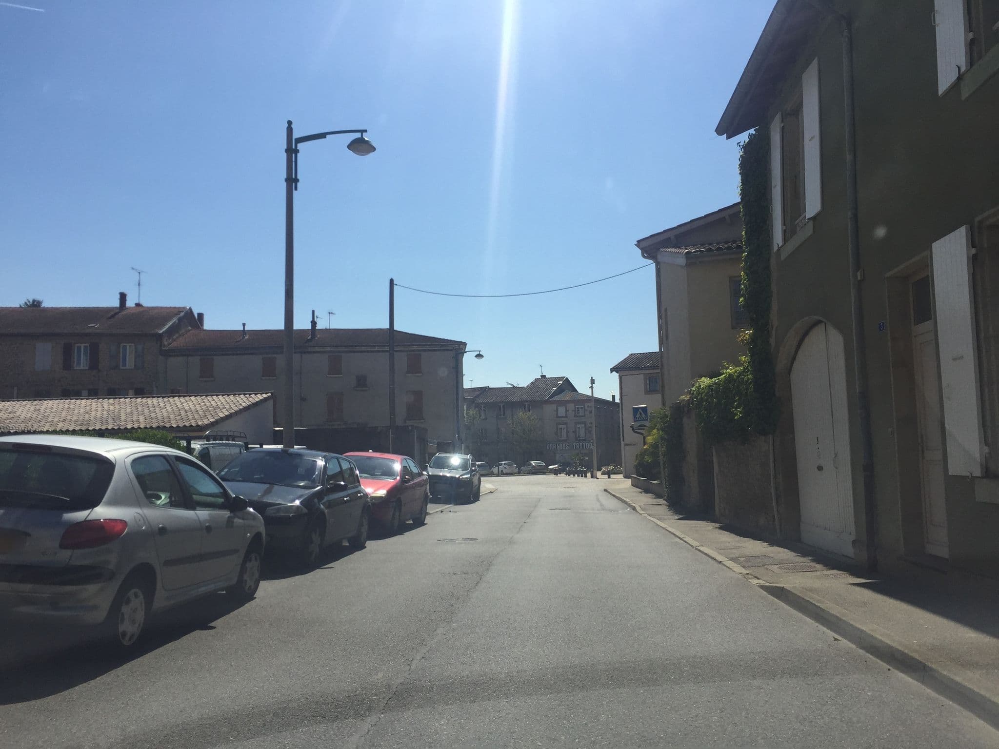 Street view near Hôtel restaurant Chartron, Clérieux — © zimmy (CC BY-SA · Mapillary)