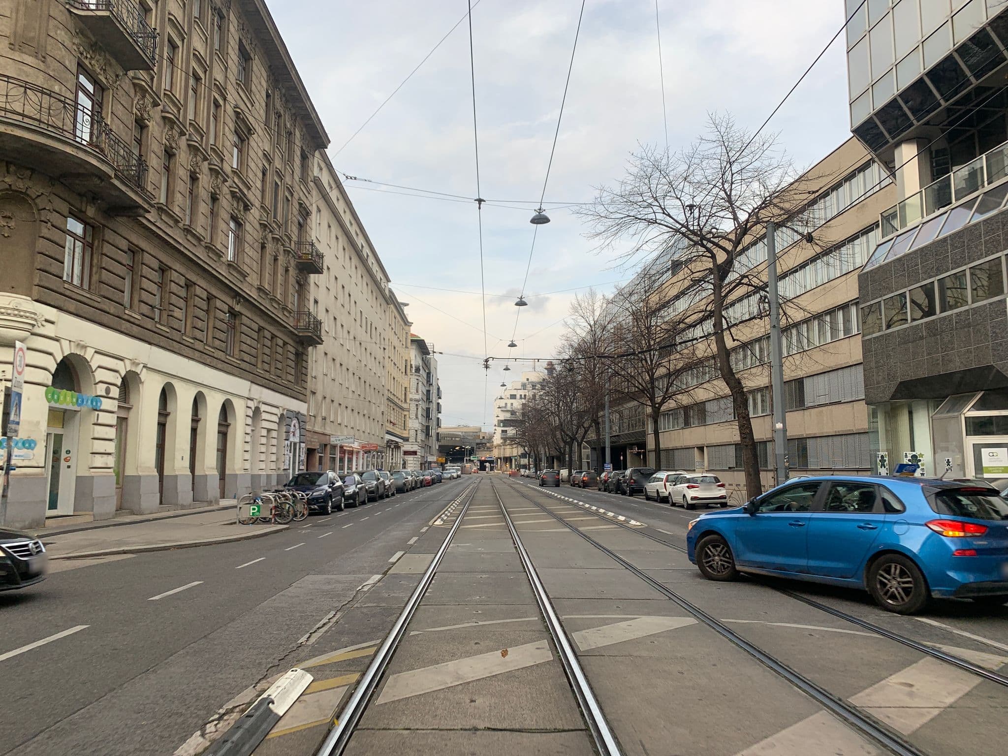 Street view near Bellevue, Alsergrund — © noel (CC BY-SA · Mapillary)