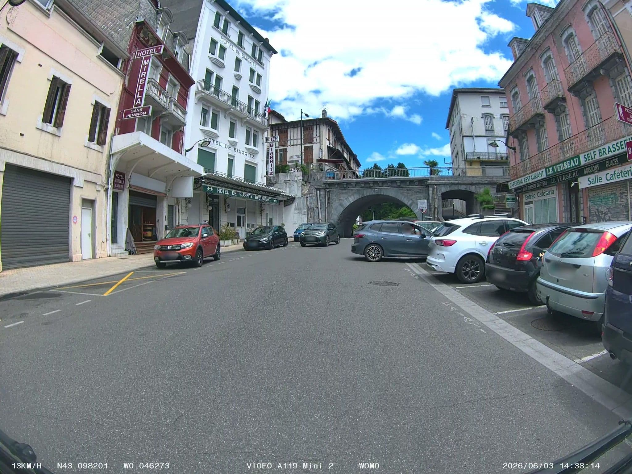Street view near Hôtel Les Graces de Marie, Lourdes