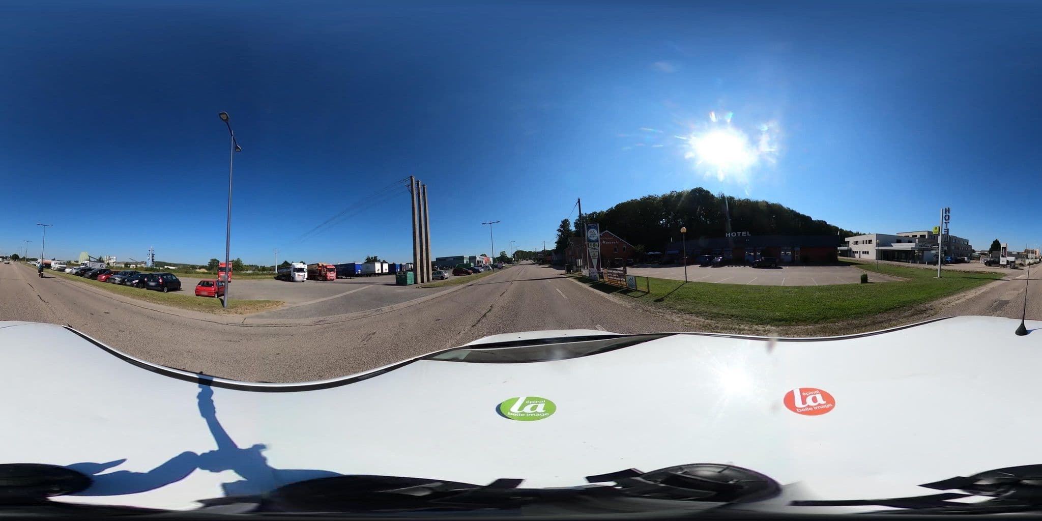 Street view near Citotel Hôtel Atrium, Golbey — © andrianjakavah (CC BY-SA · Mapillary)