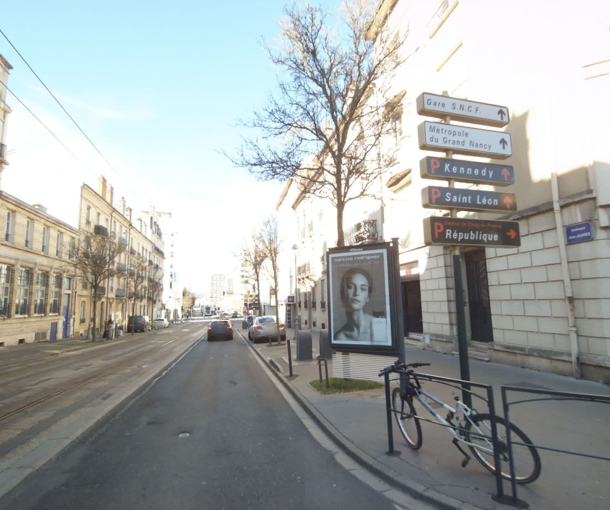 Street view near Hotel Jean Jaures, Nancy — © sogefi (CC BY-SA · Mapillary)