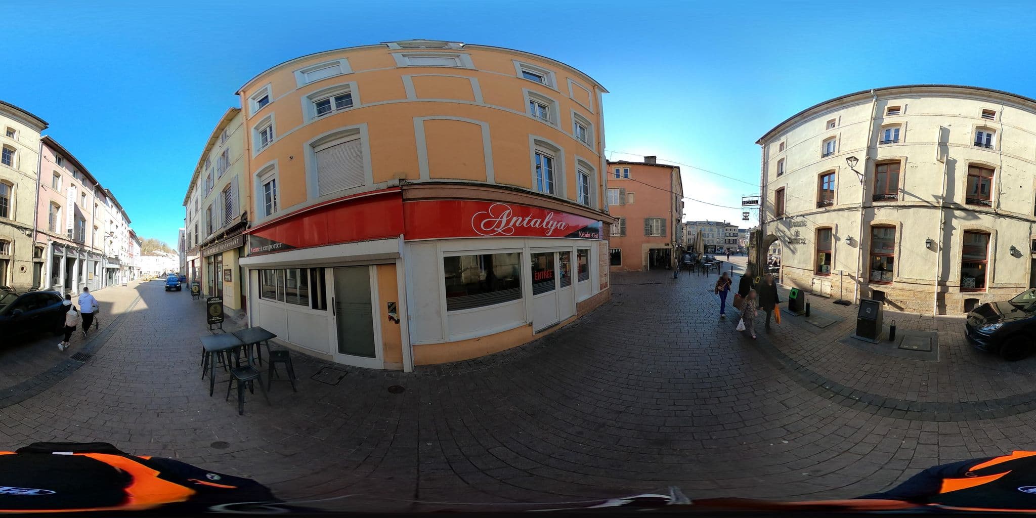 Street view near Hotel de la Basilique, Épinal — © andrianjakavah (CC BY-SA · Mapillary)