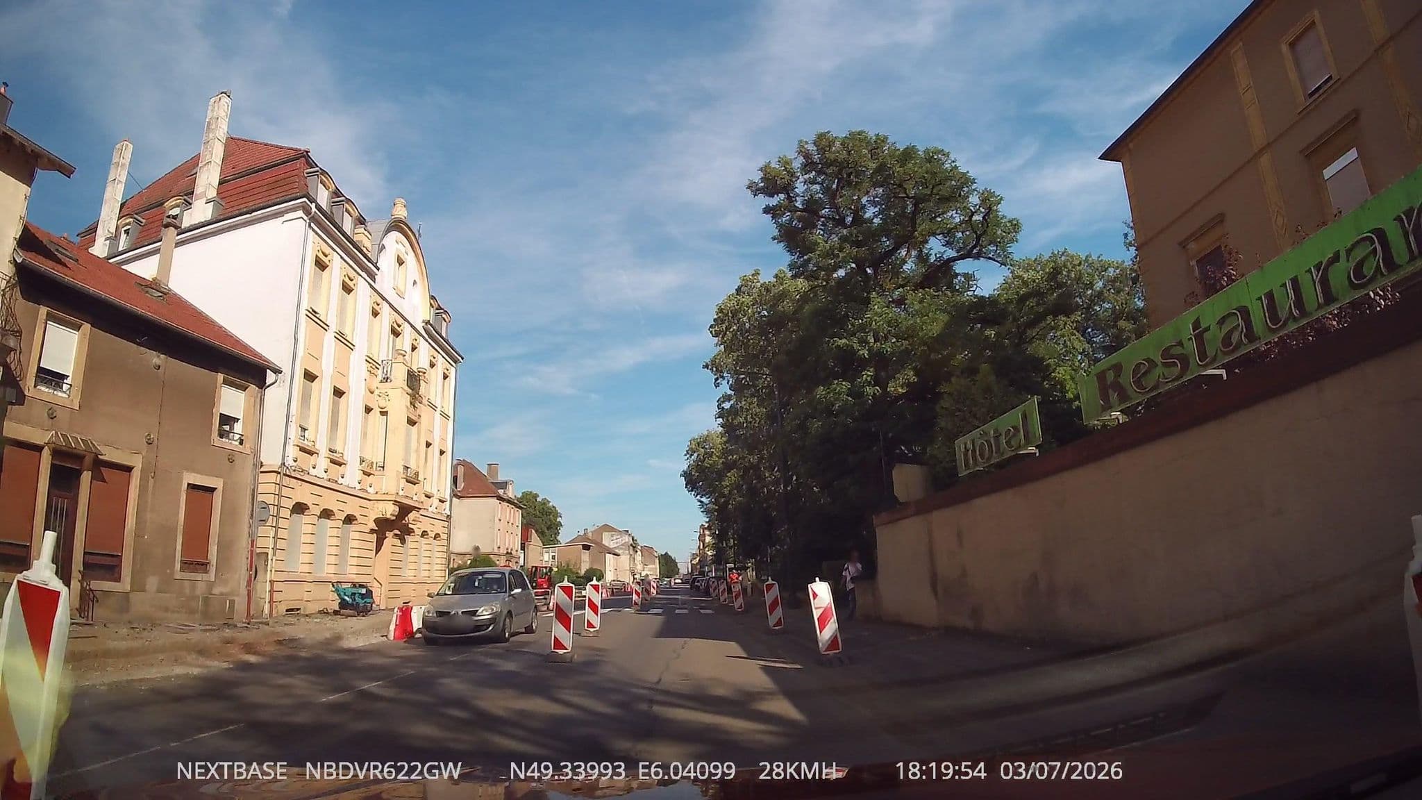 Street view near Hotel Restaurant Remotel, Knutange — © Vergilz (CC BY-SA · Mapillary)