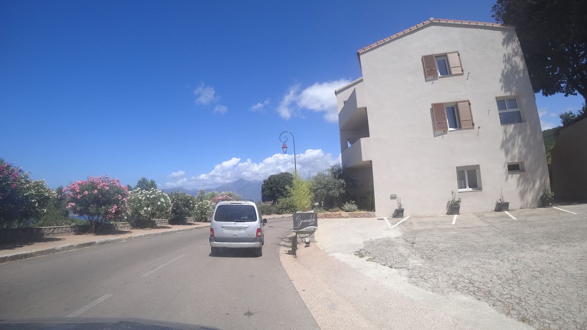 Street view near La Scandola Hotel, Cargèse — © yod4z (CC BY-SA · Mapillary)